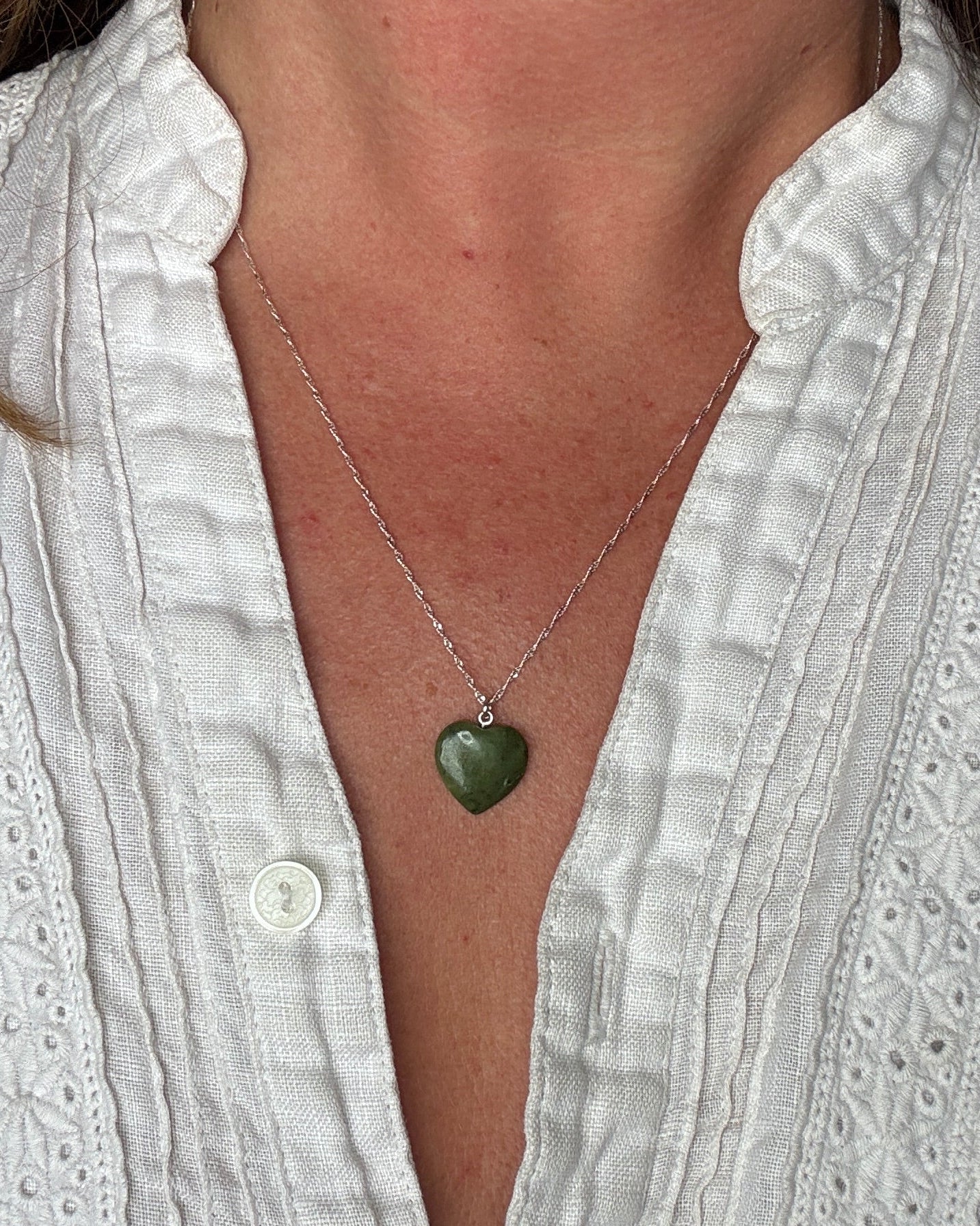 Jade Heart Necklace