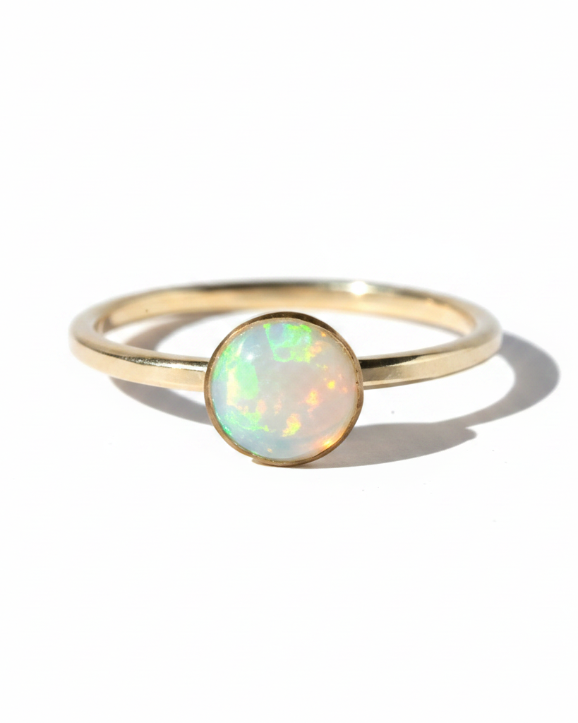 Iris Fire Opal Ring - Sculptress