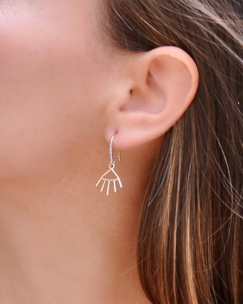 Soleil Sun Goddess Earrings - Sculptress