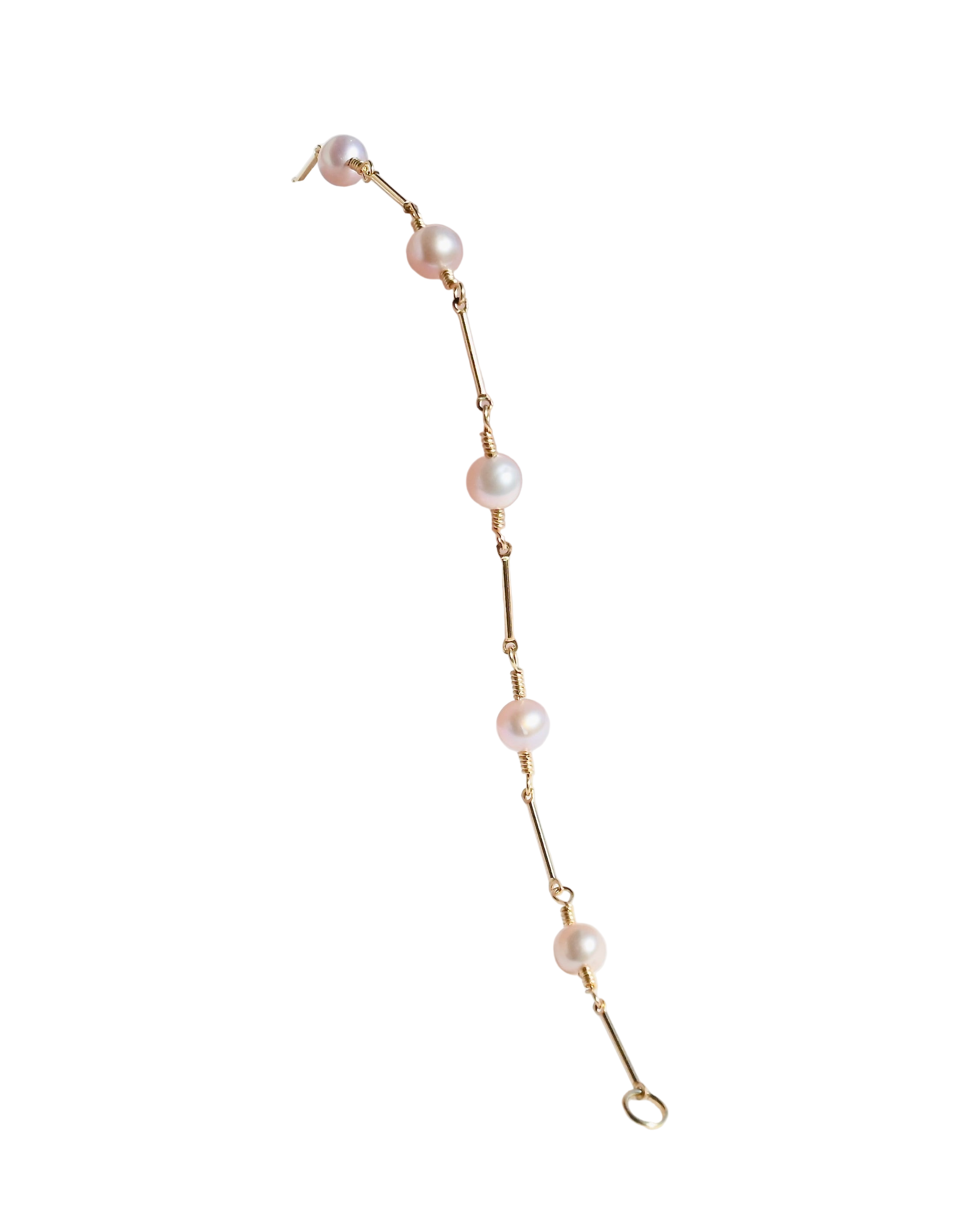 Mermaid Pink Pearl Bracelet - Sculptress