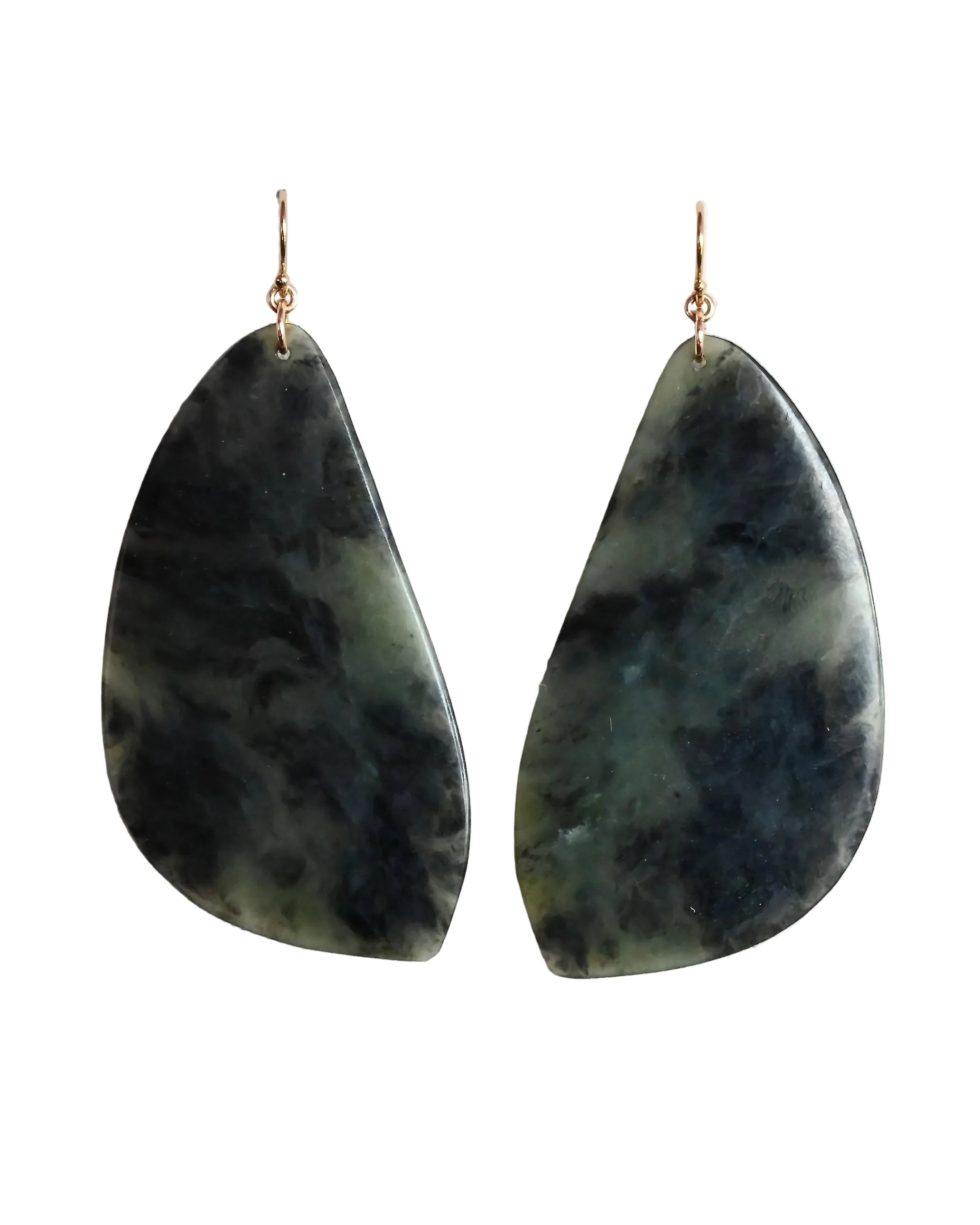 Lucia Big Sur Jade Earrings - Sculptress