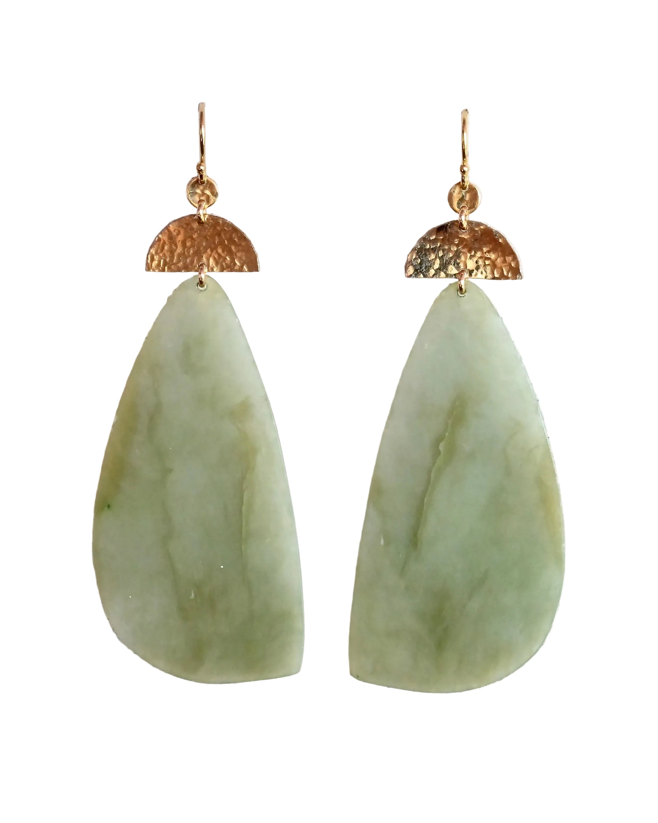 Ventana Big Sur Jade Earrings - Sculptress