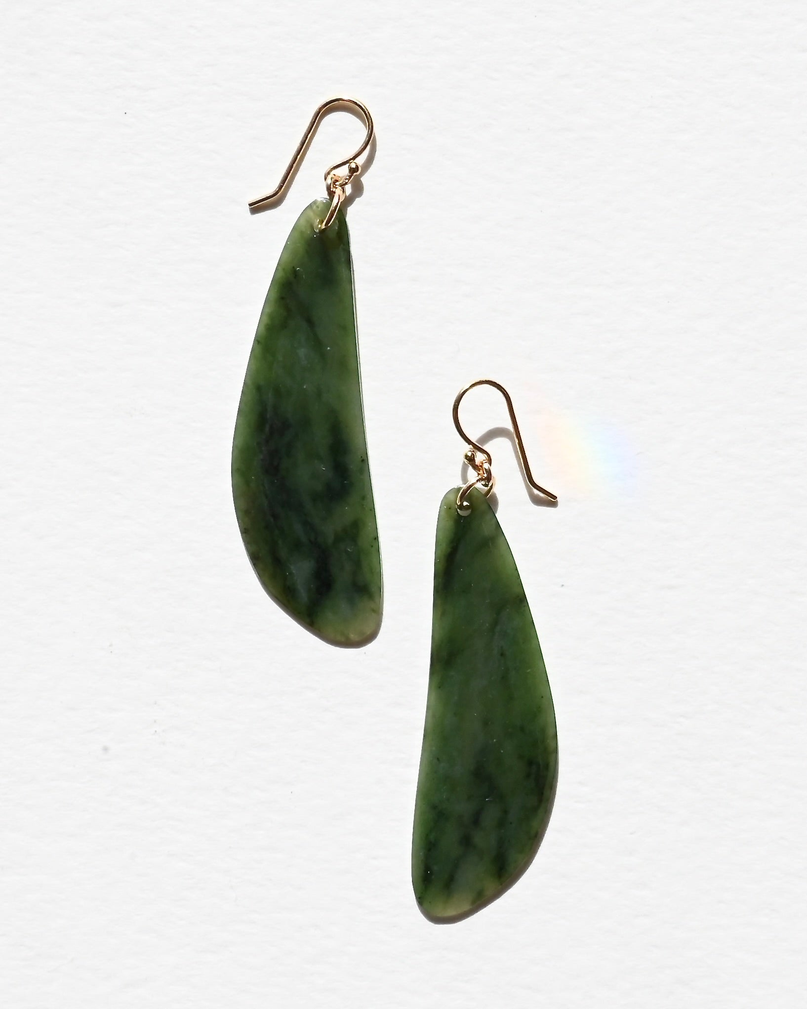 Big Sur Jade Earrings - Sagebrush - Sculptress