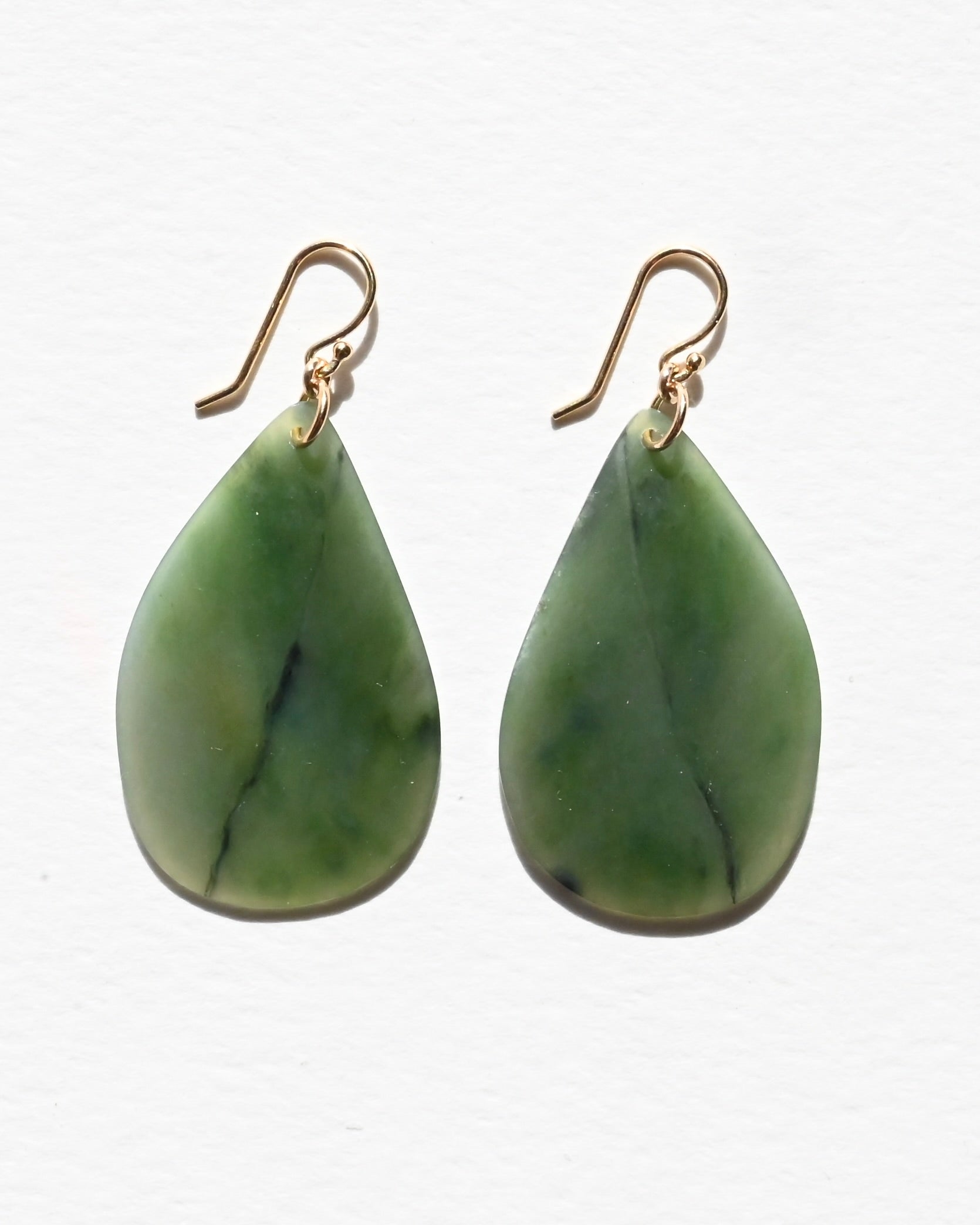 Big Sur Jade Earrings - Dewdrop - Sculptress