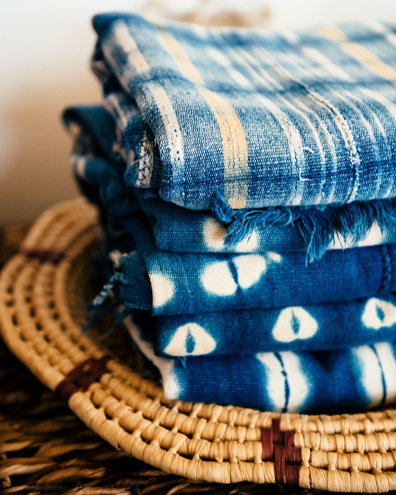 Indigo Mudcloth Textile