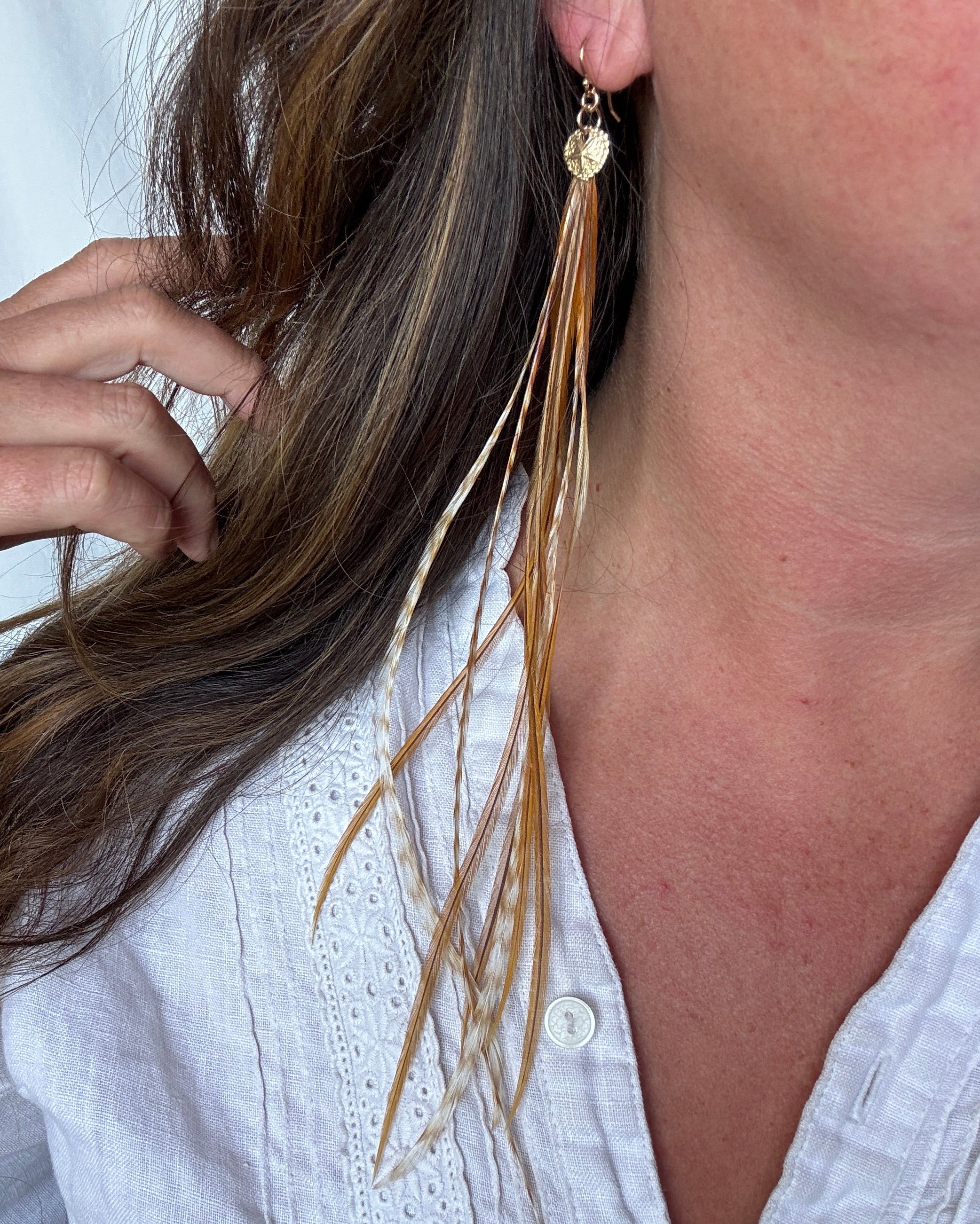 Tide Feather Earrings