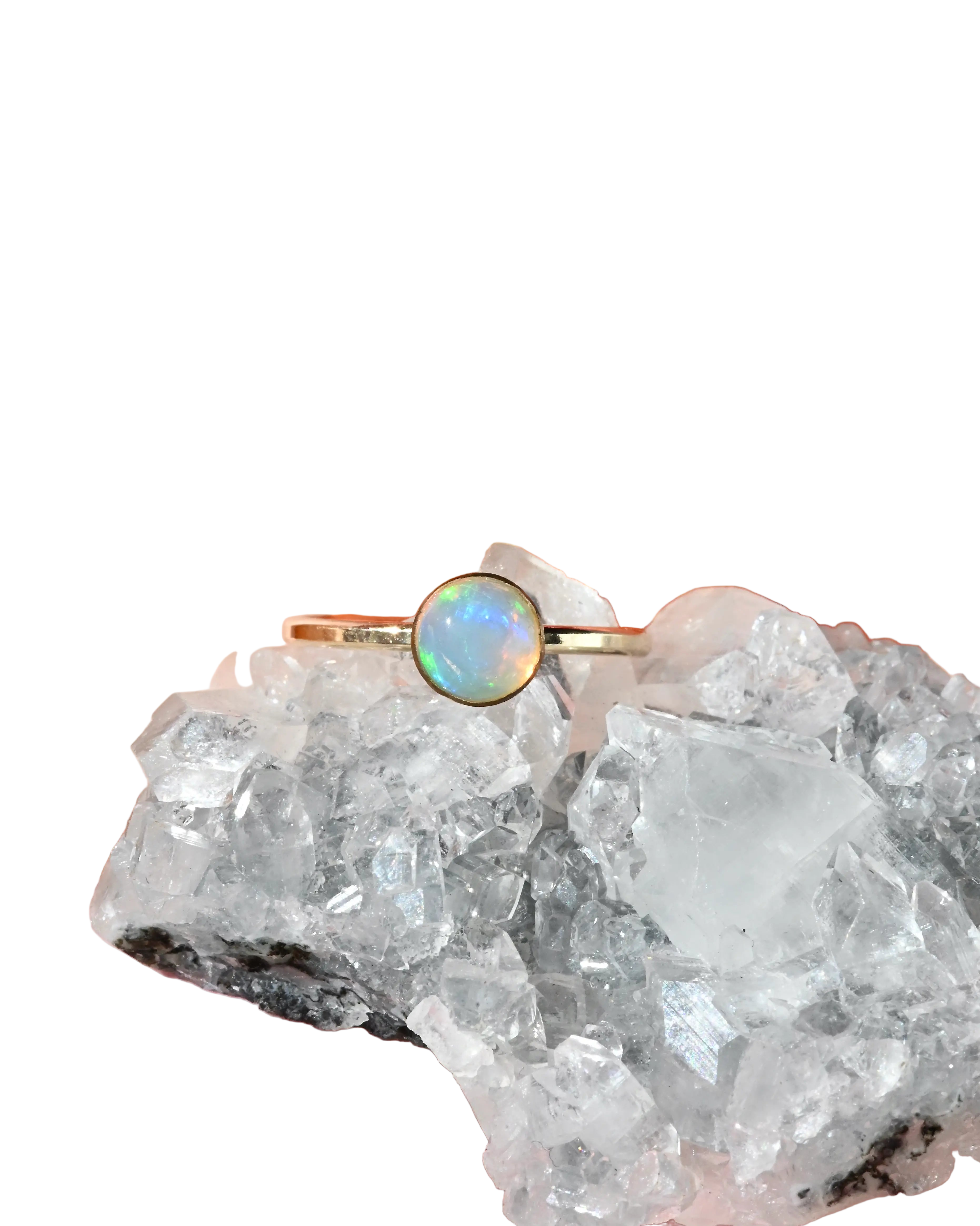 Iris Fire Opal Ring - Sculptress