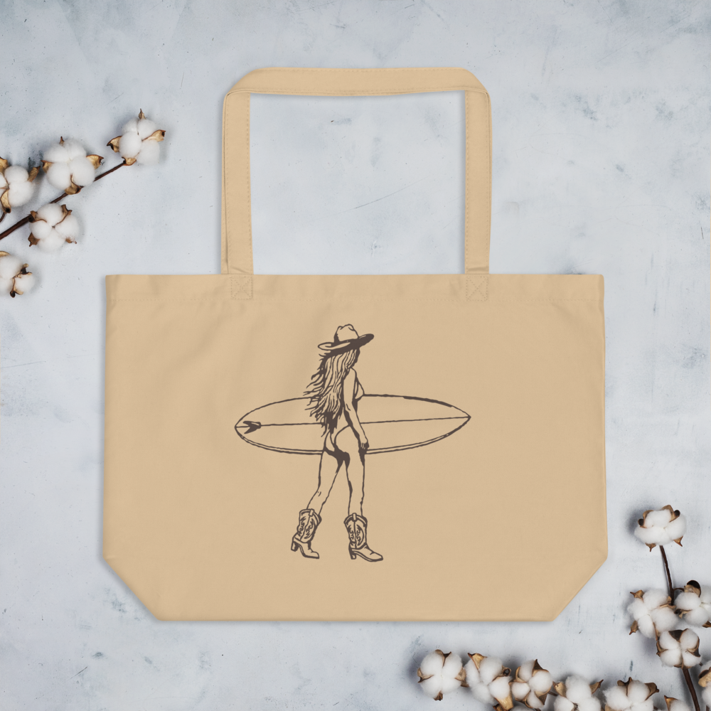 Coastal Cowgirl Organic Tote Bag