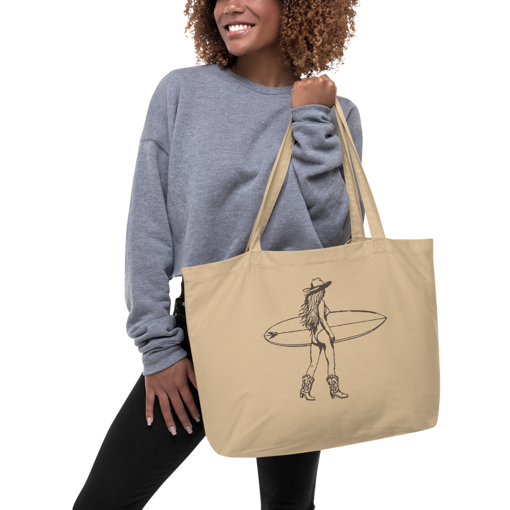 Coastal Cowgirl Organic Tote Bag