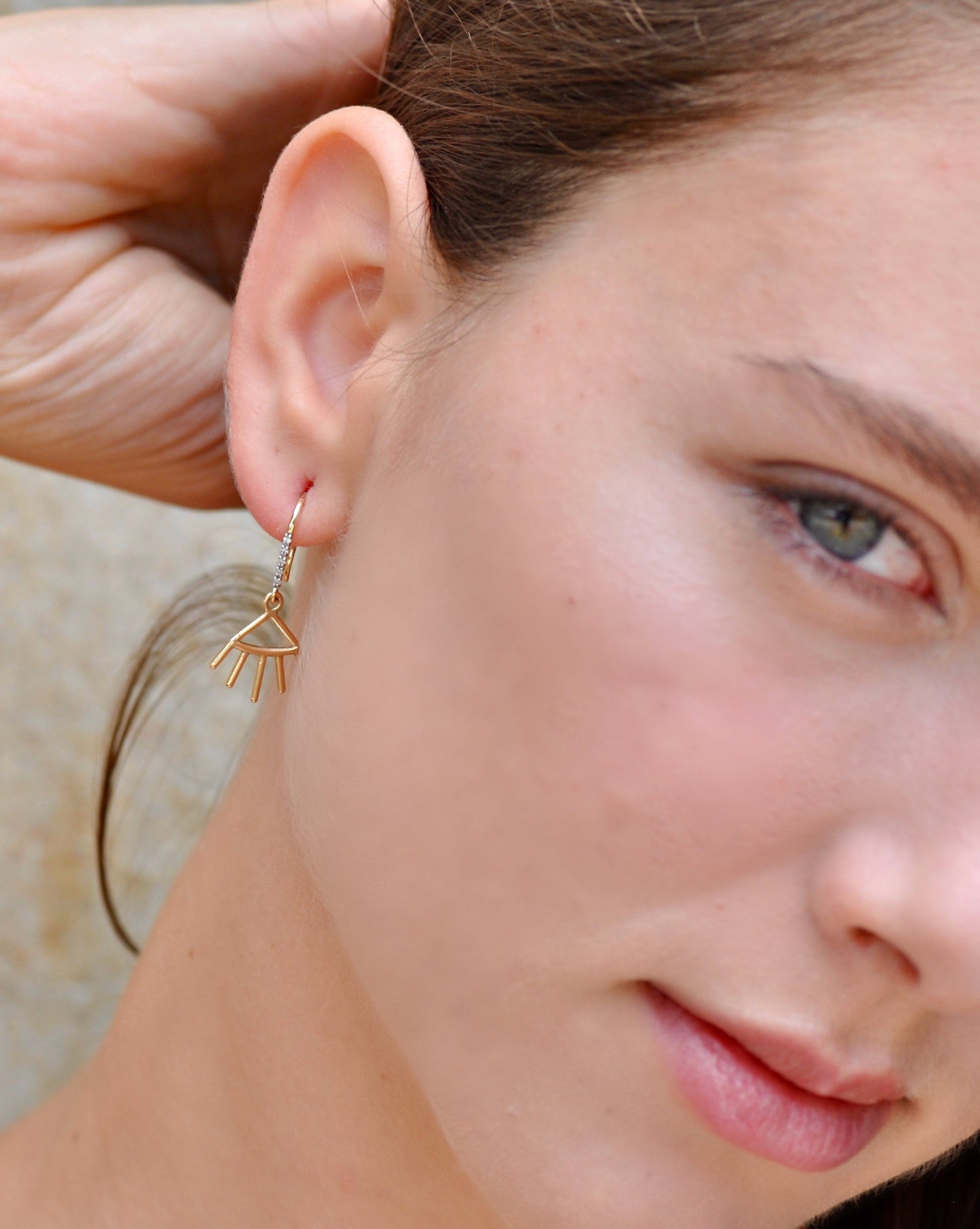 Soleil Sun Goddess Earrings - Sculptress