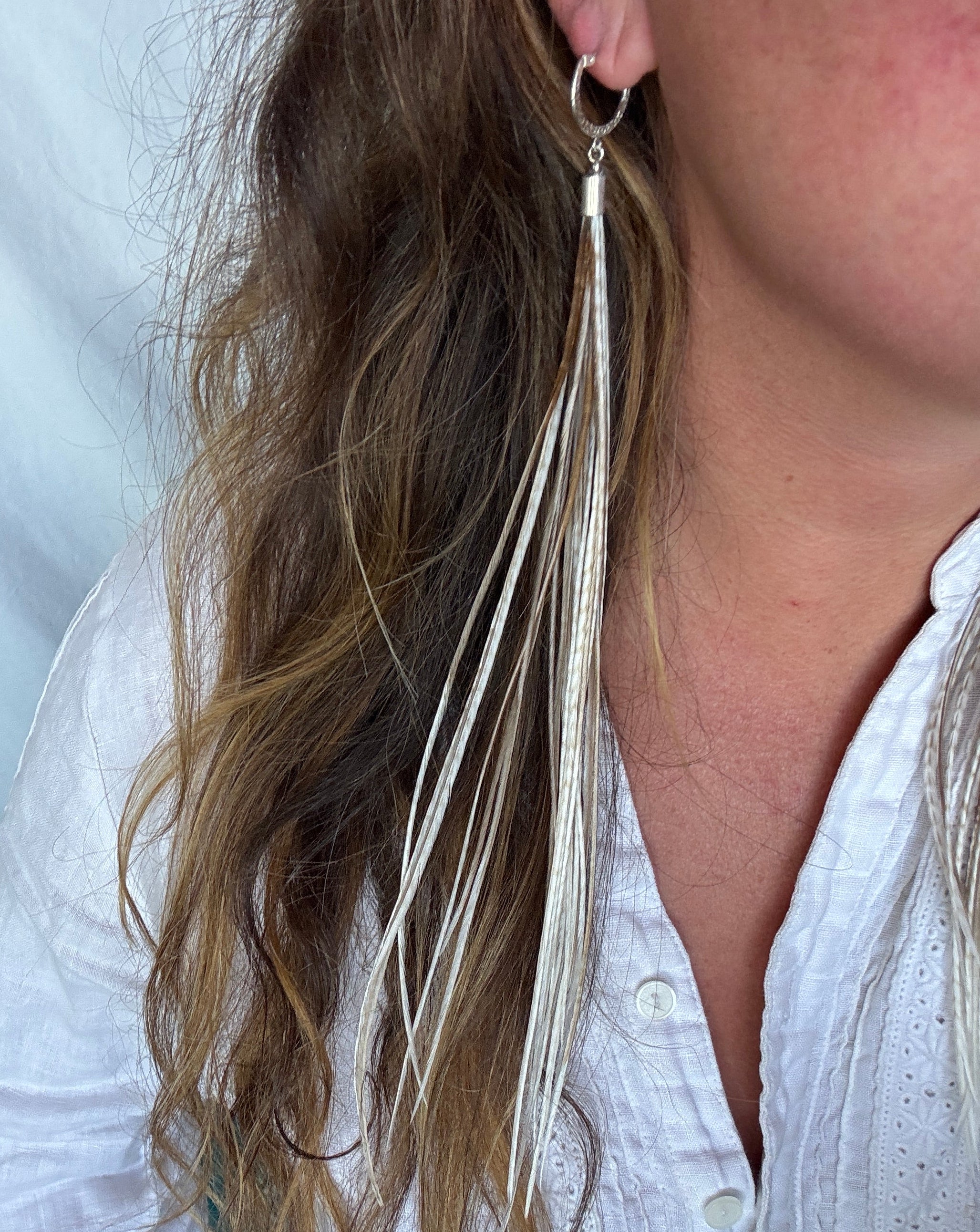 Wild Plume Earrings - Sculptress