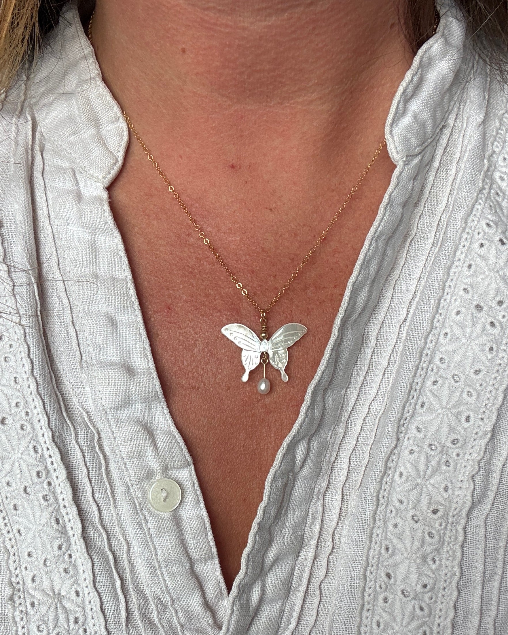 Costal Butteryfly Necklace