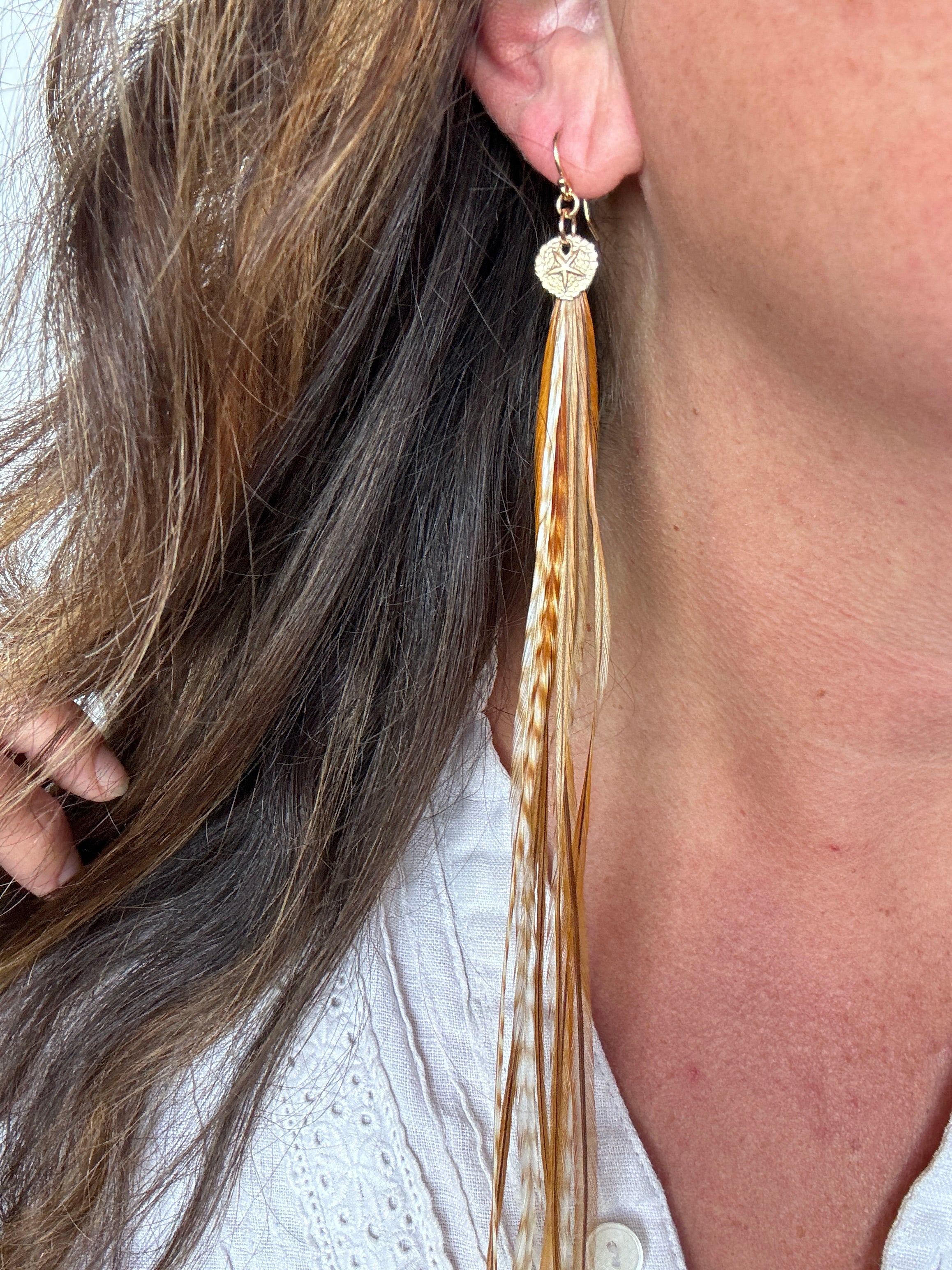 Tide Feather Earrings - Sculptress