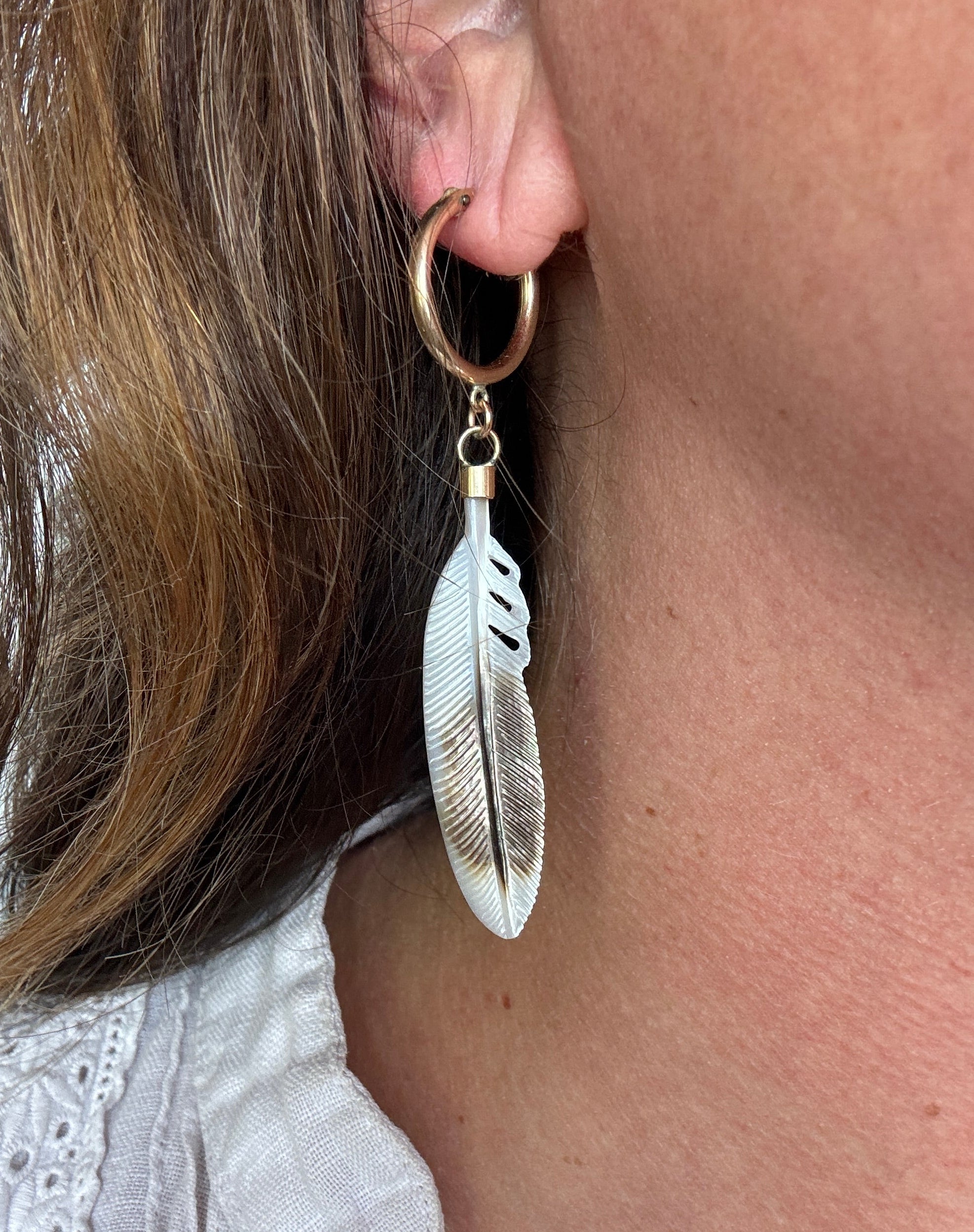 Plume Shell Earrings