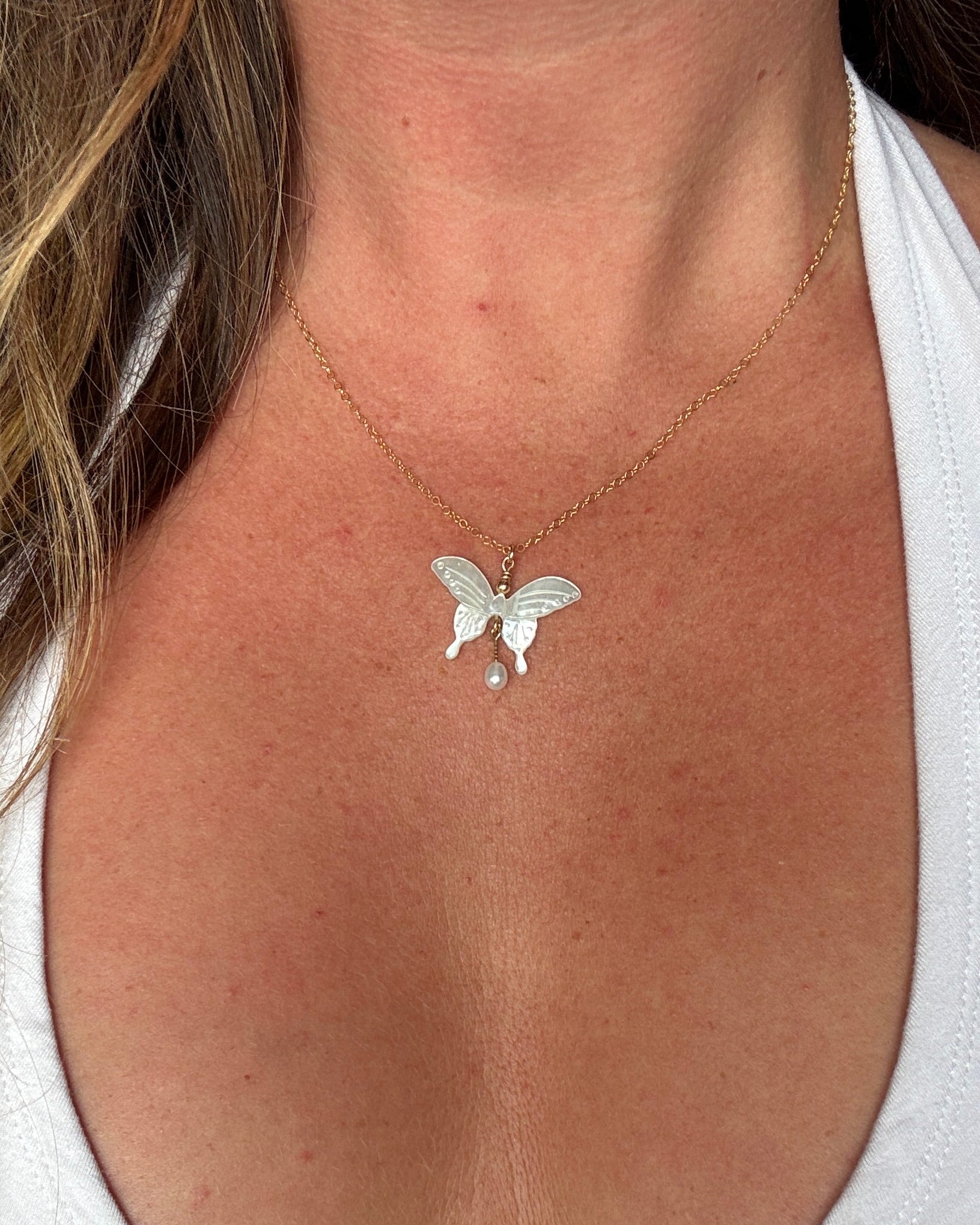 Costal Butteryfly Necklace - Sculptress