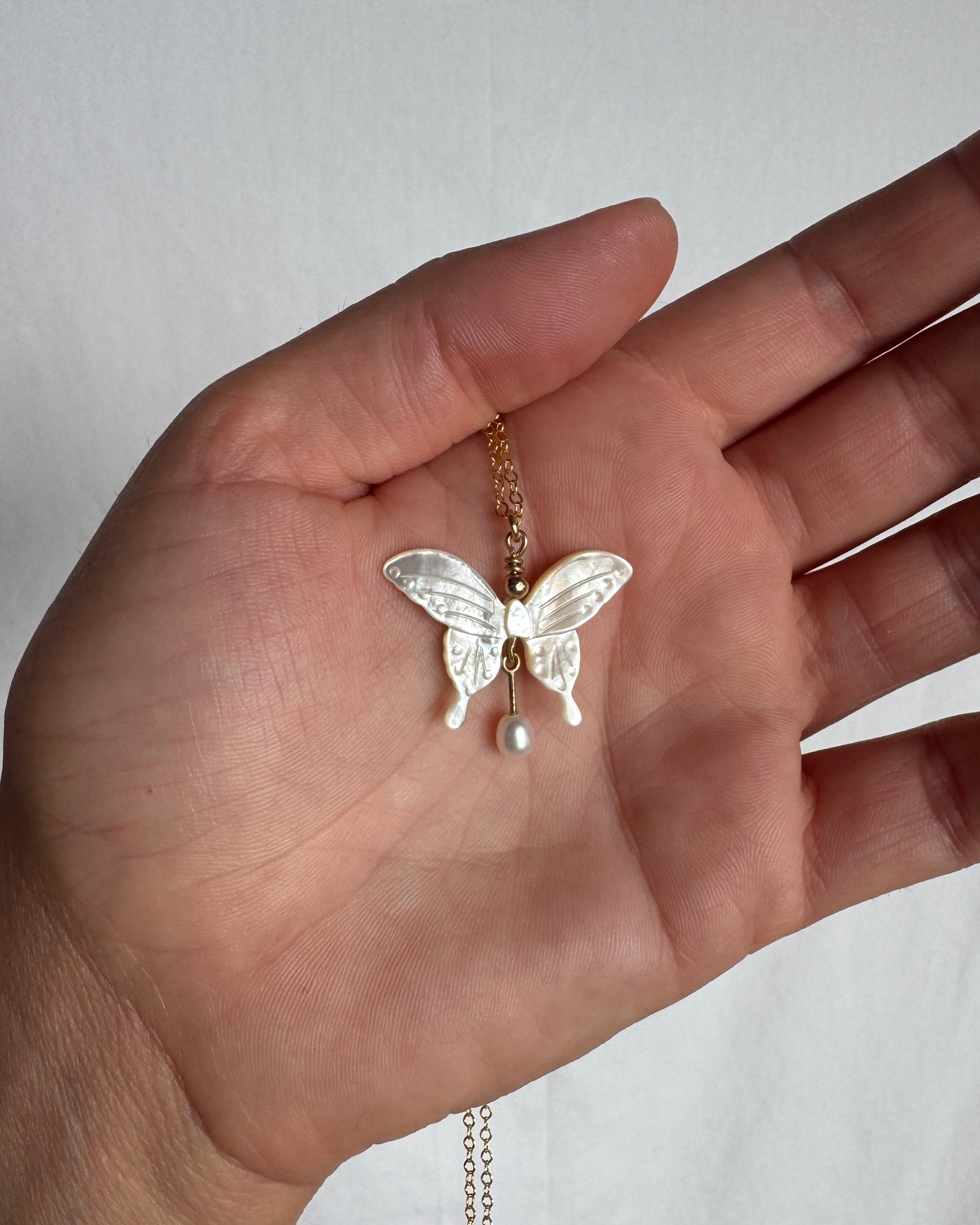 Costal Butteryfly Necklace - Sculptress