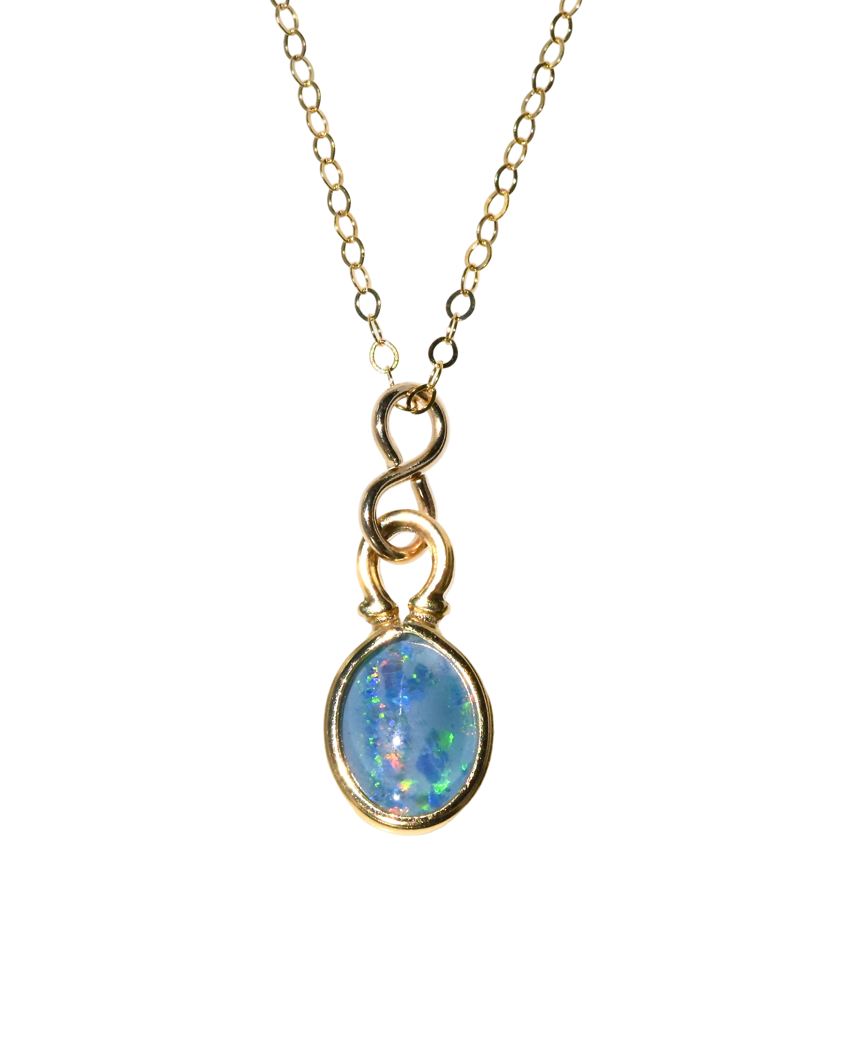 Iris Opal Necklace