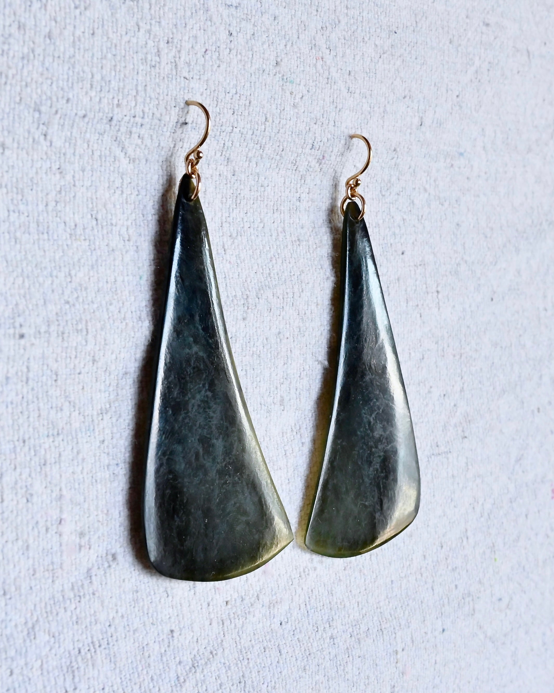 Monterey Big Sur Jade Earrings - Sculptress