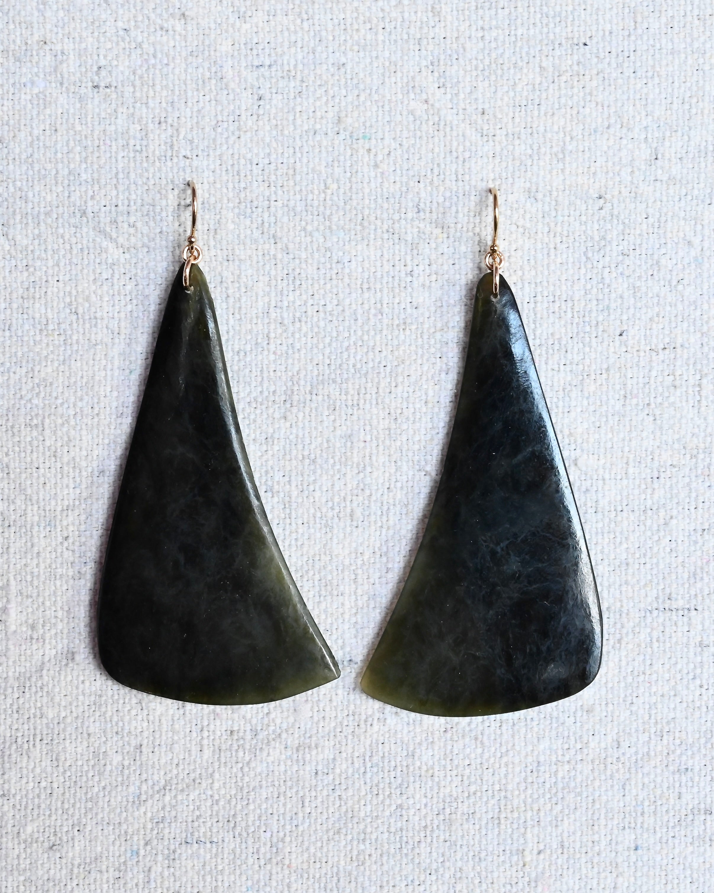 Monterey Big Sur Jade Earrings - Sculptress