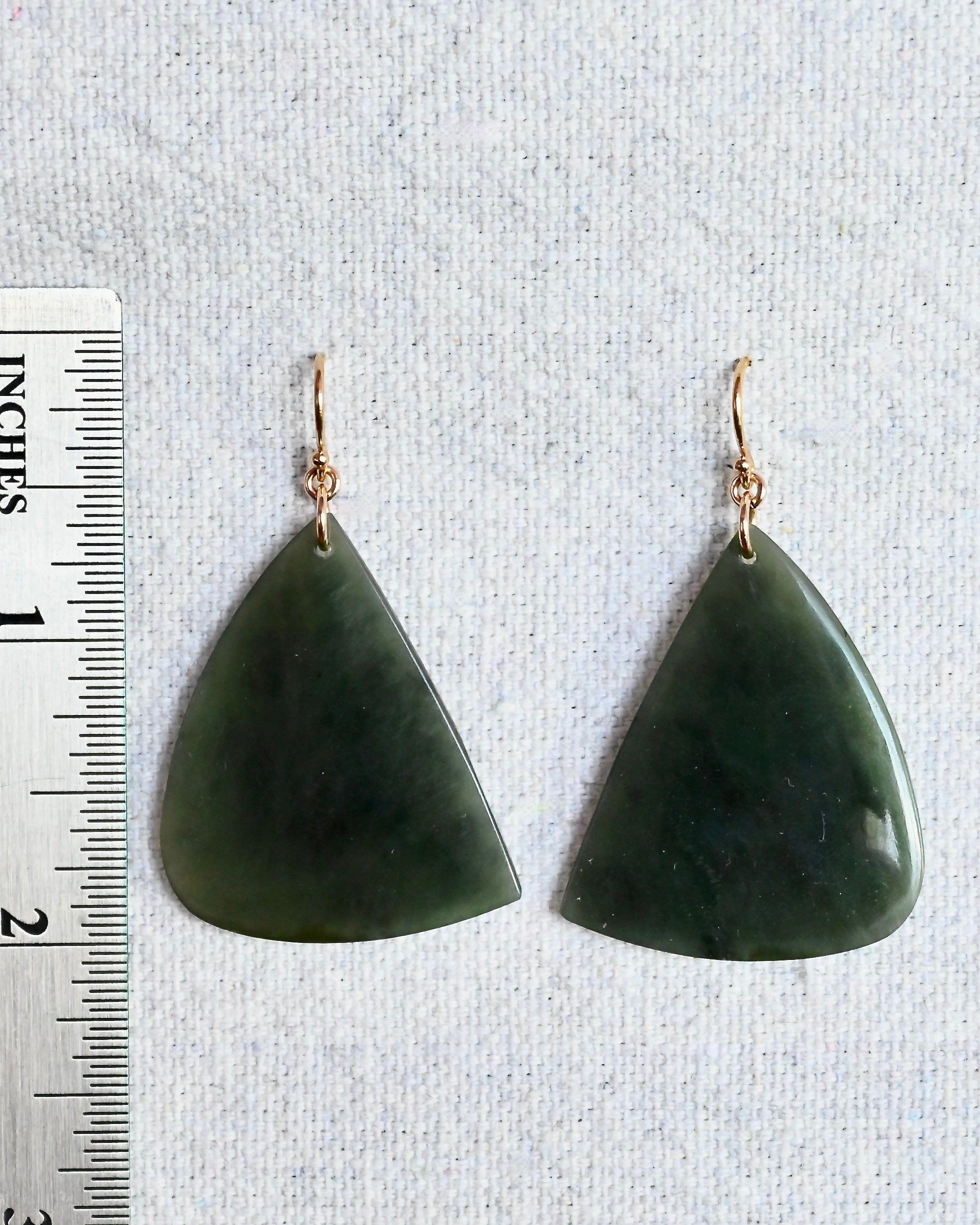 Monarch Big Sur Jade Earrings - Sculptress