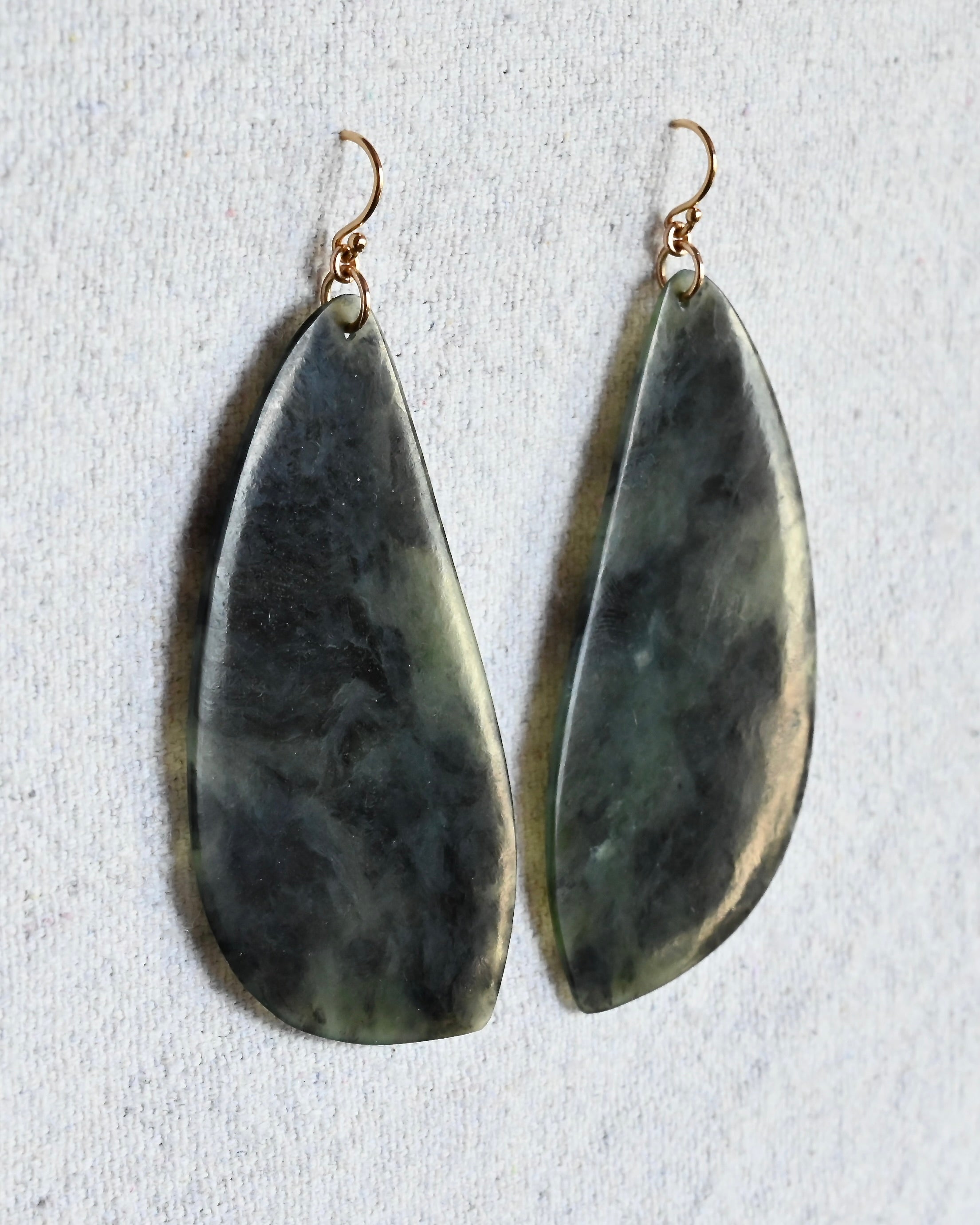 Lucia Big Sur Jade Earrings - Sculptress