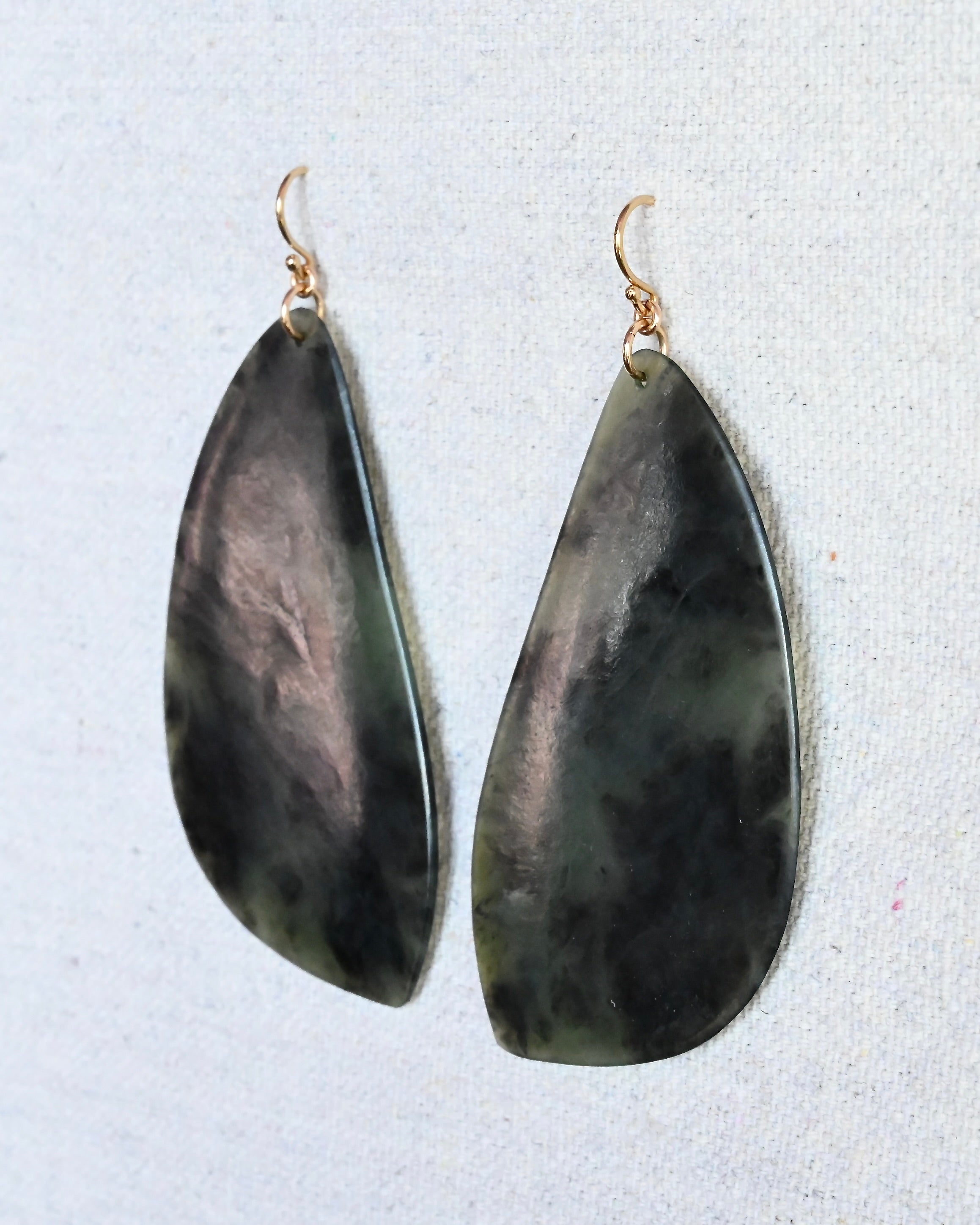 Lucia Big Sur Jade Earrings - Sculptress