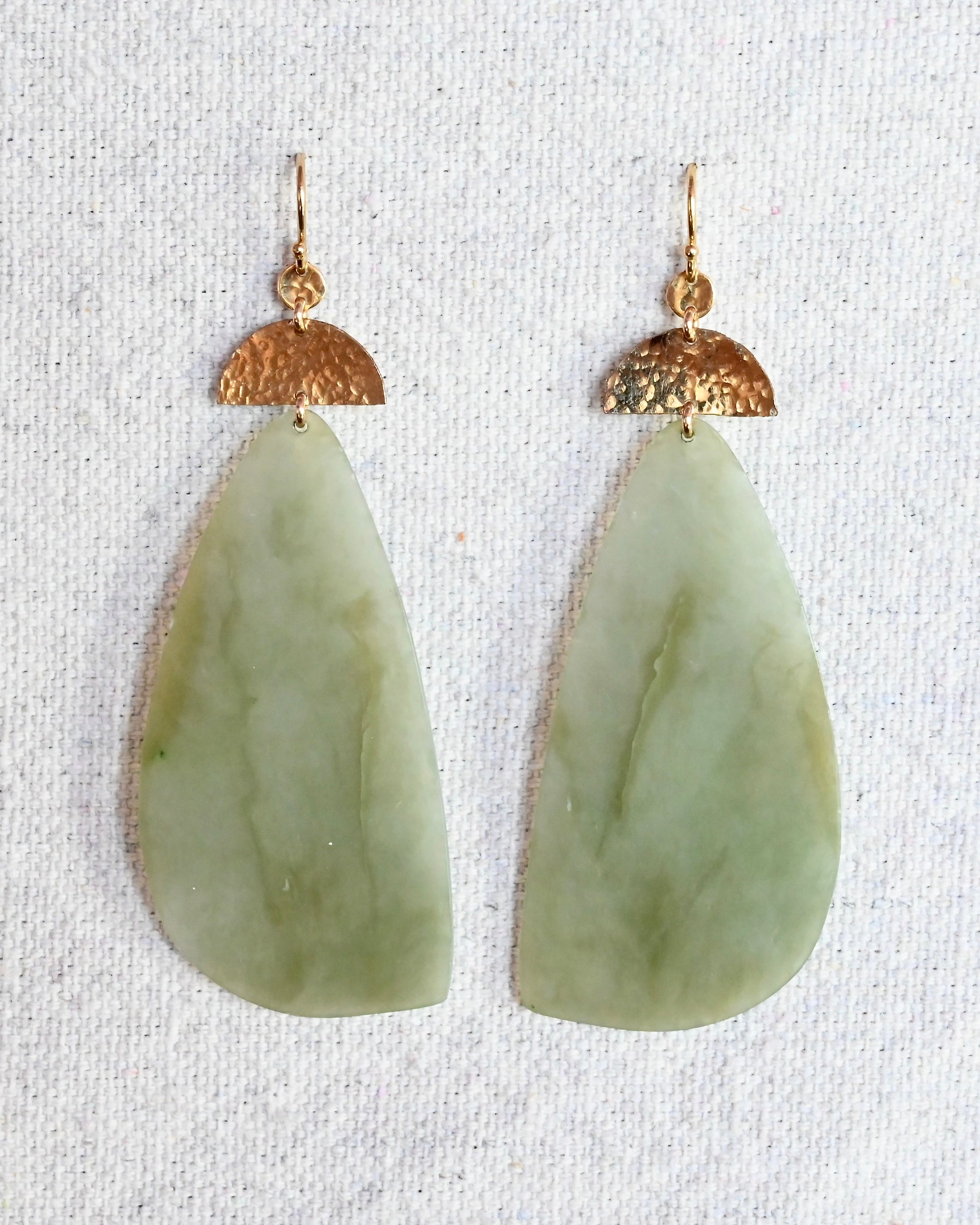 Ventana Big Sur Jade Earrings - Sculptress