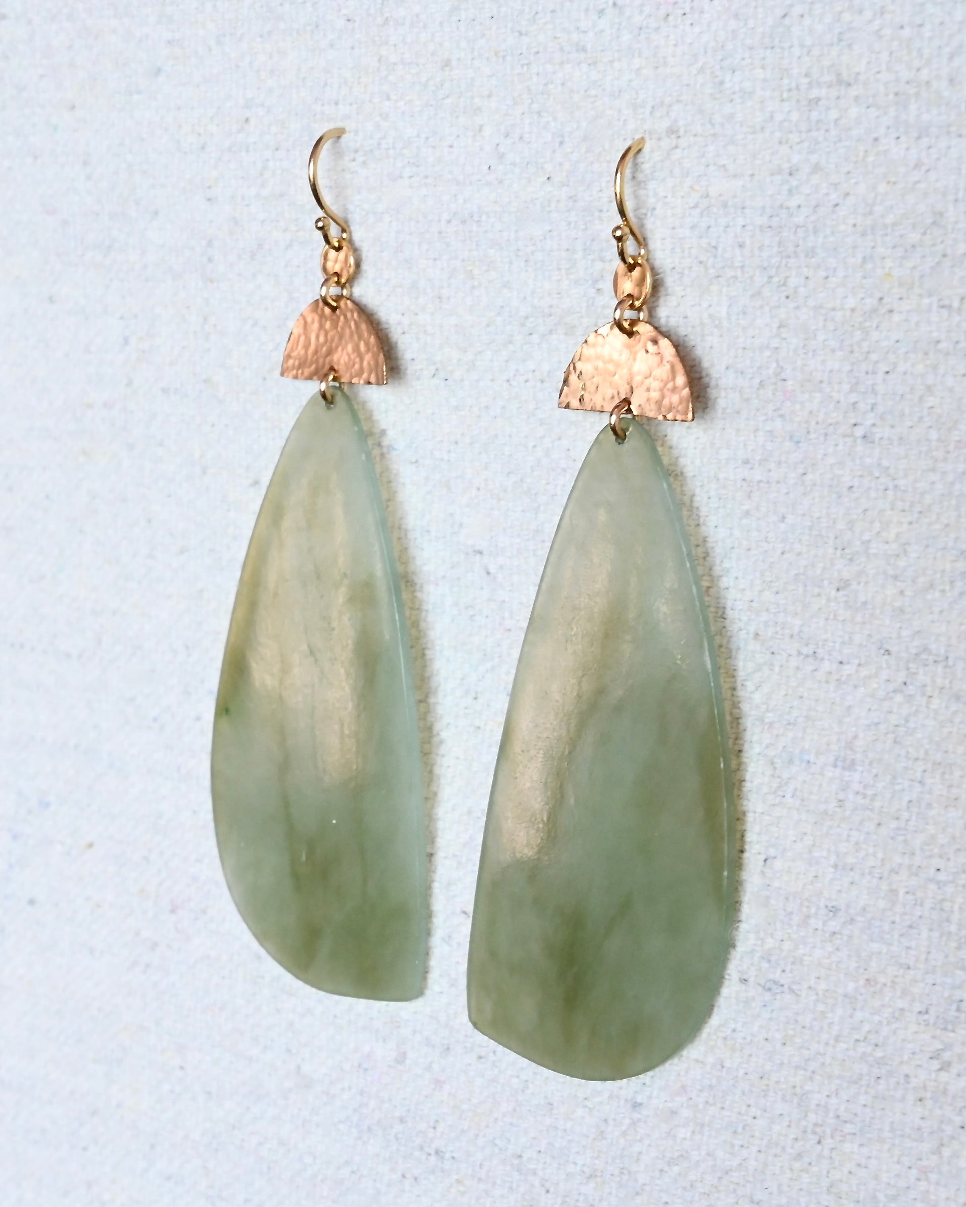 Ventana Big Sur Jade Earrings - Sculptress