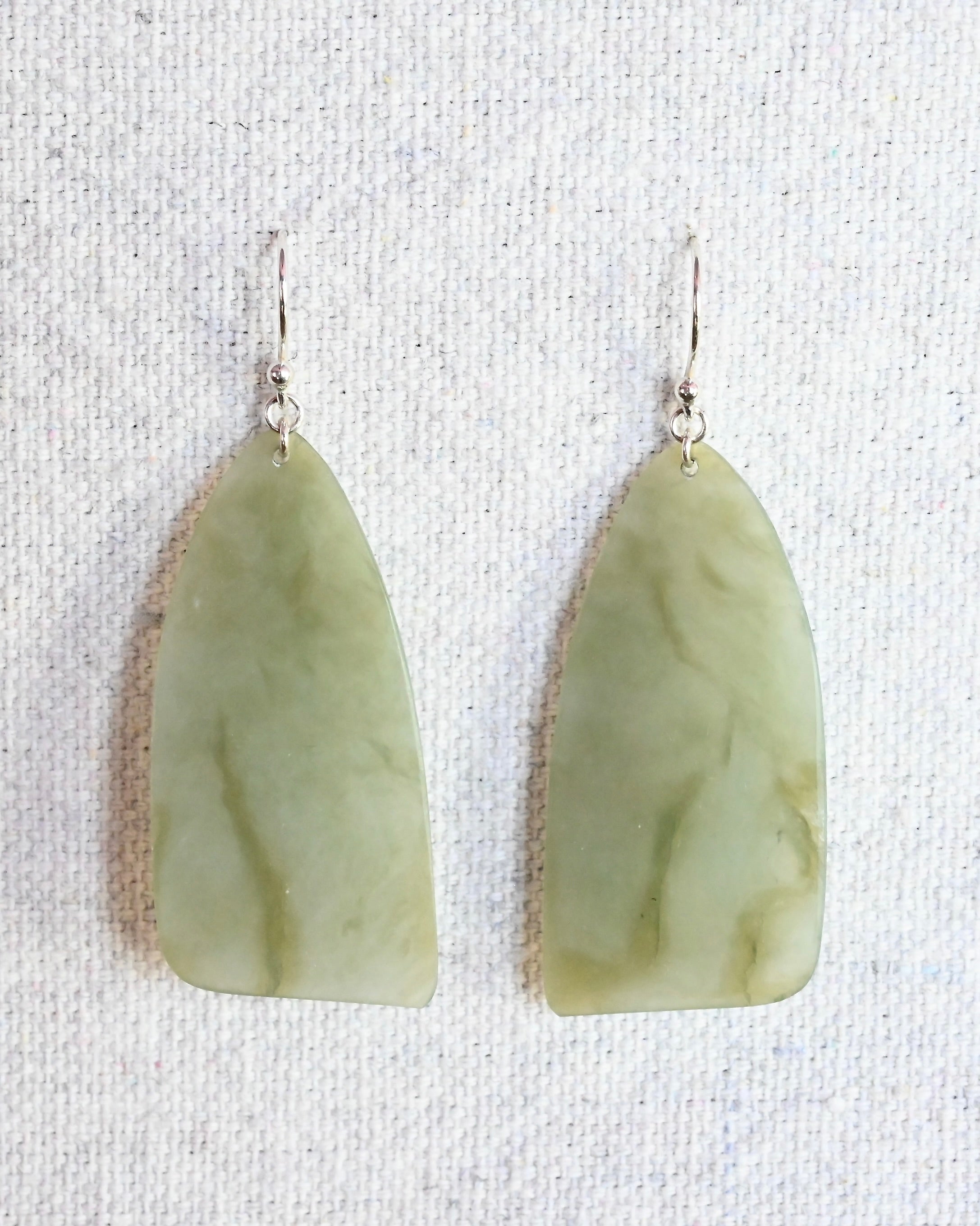 Cliff Big Sur Jade Earrings - Sculptress