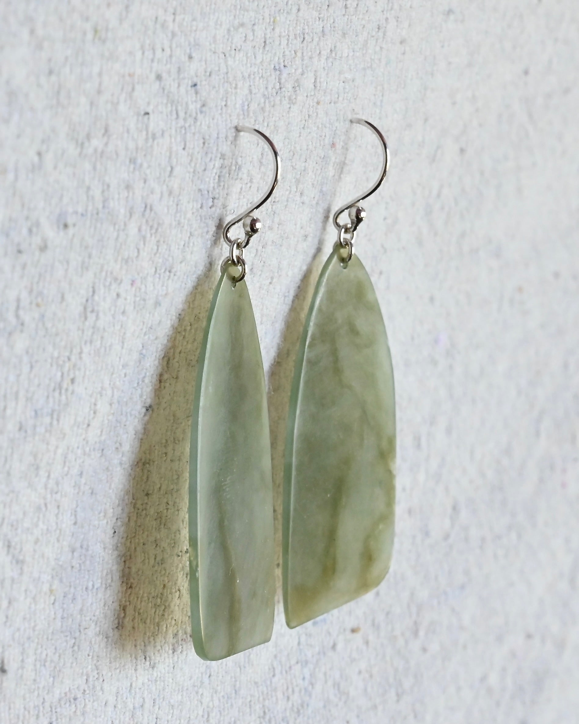 Cliff Big Sur Jade Earrings - Sculptress