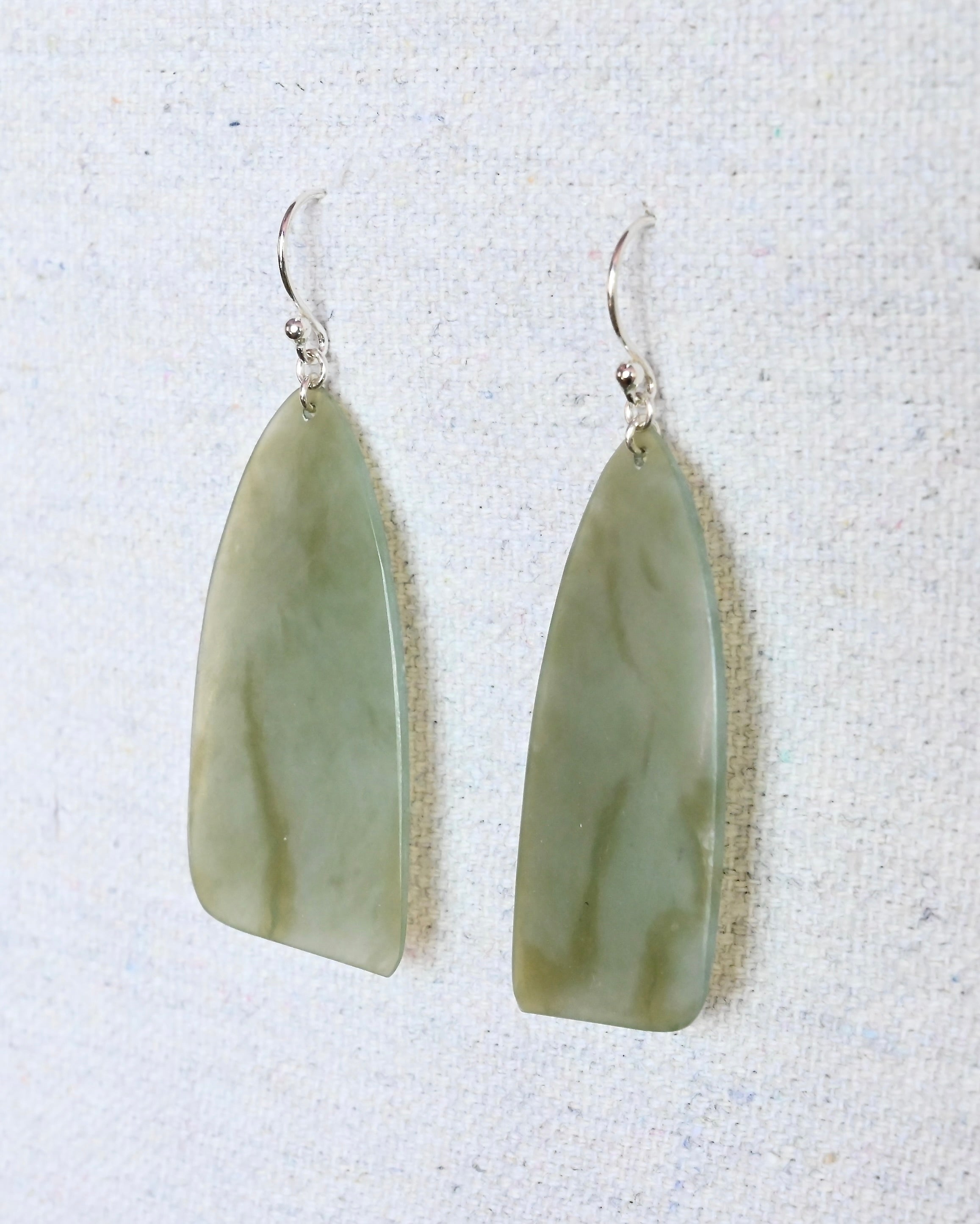 Cliff Big Sur Jade Earrings - Sculptress