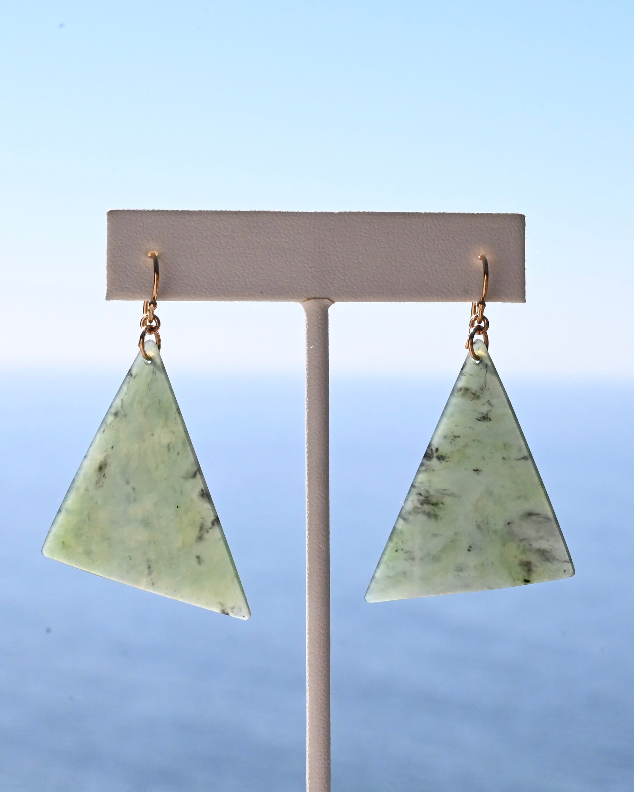 Cove Big Sur Jade Earrings - Sculptress