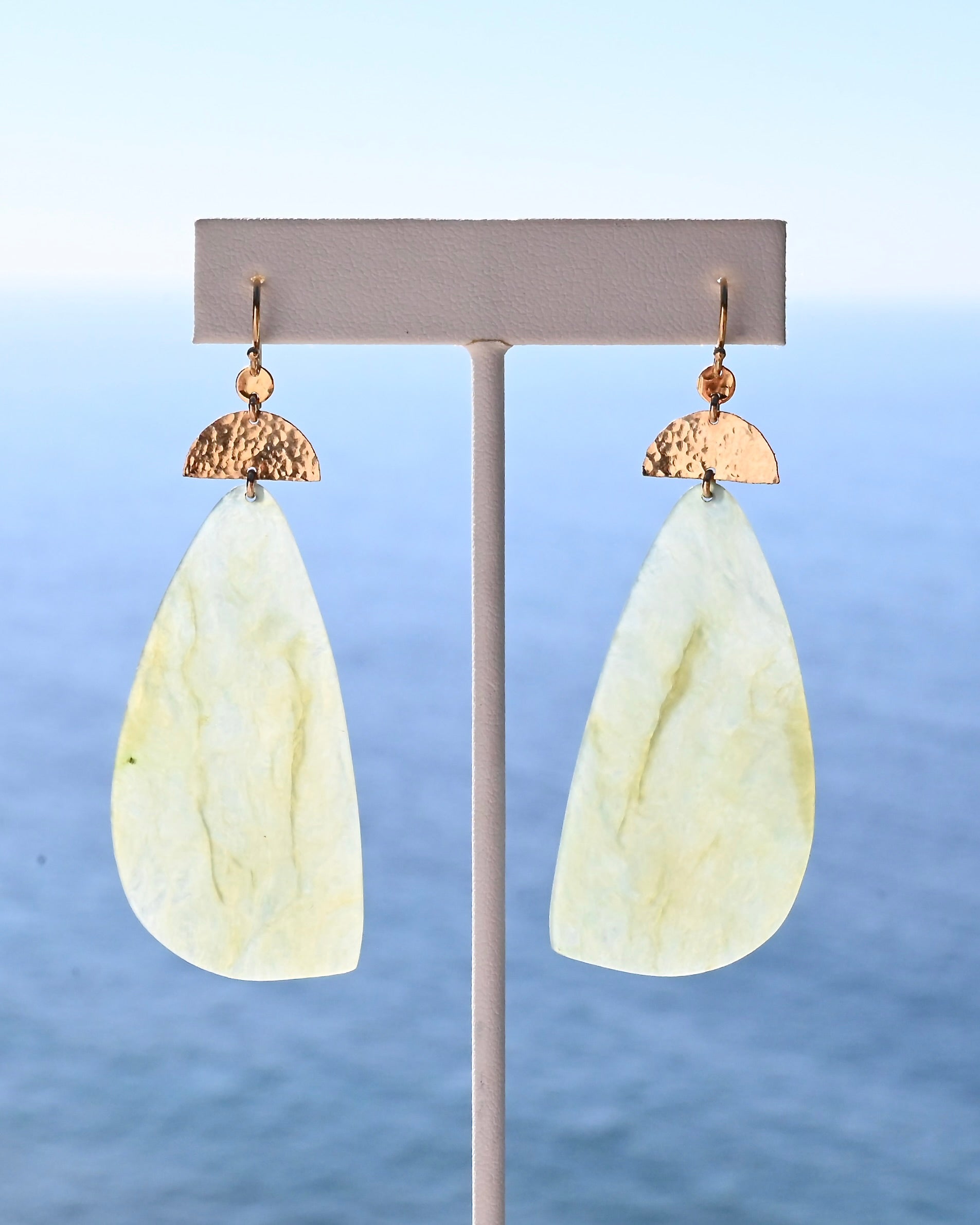 Ventana Big Sur Jade Earrings - Sculptress