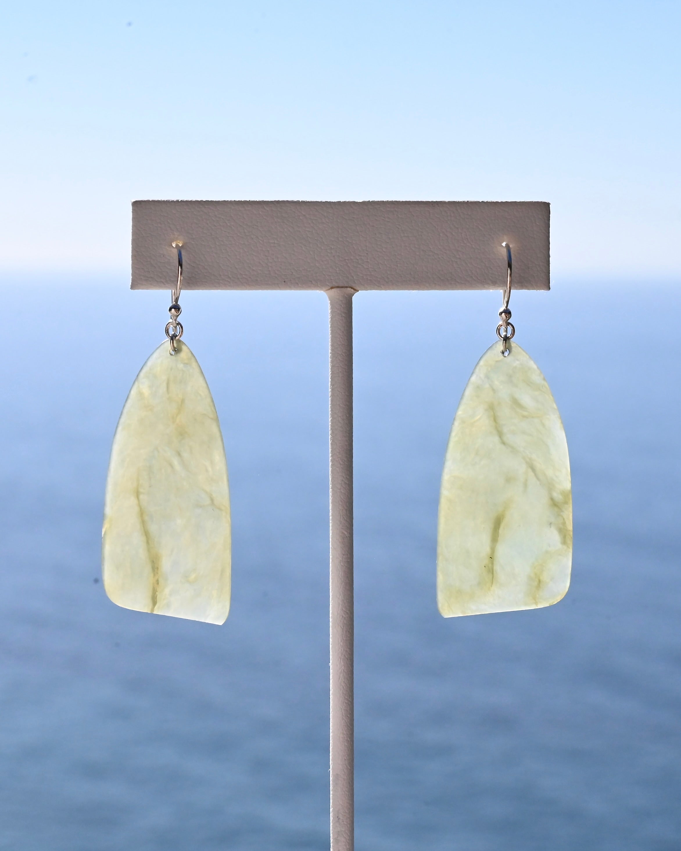 Cliff Big Sur Jade Earrings - Sculptress