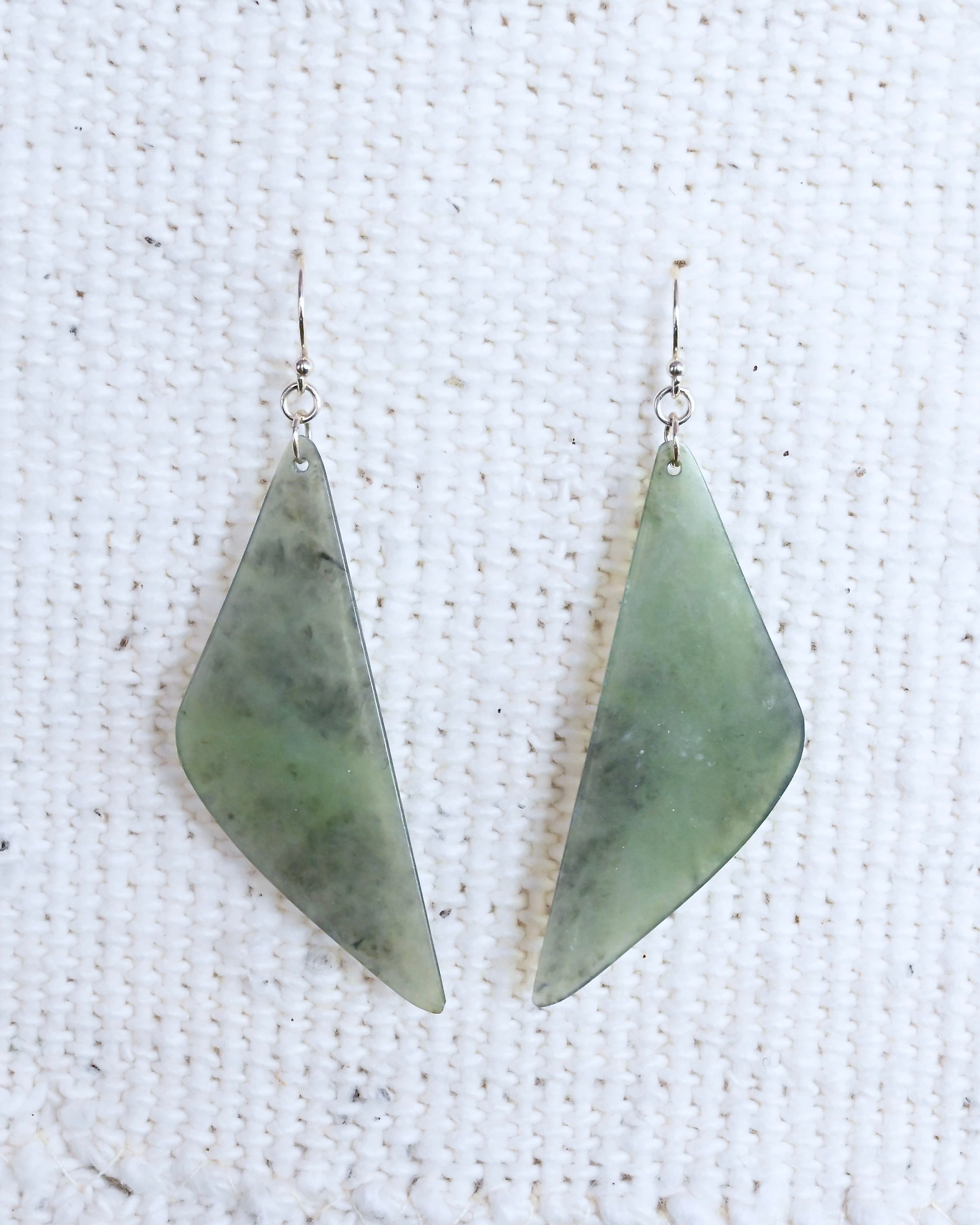 Seaside Big Sur Jade Earrings - Sculptress