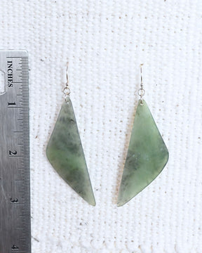 Seaside Big Sur Jade Earrings - Sculptress