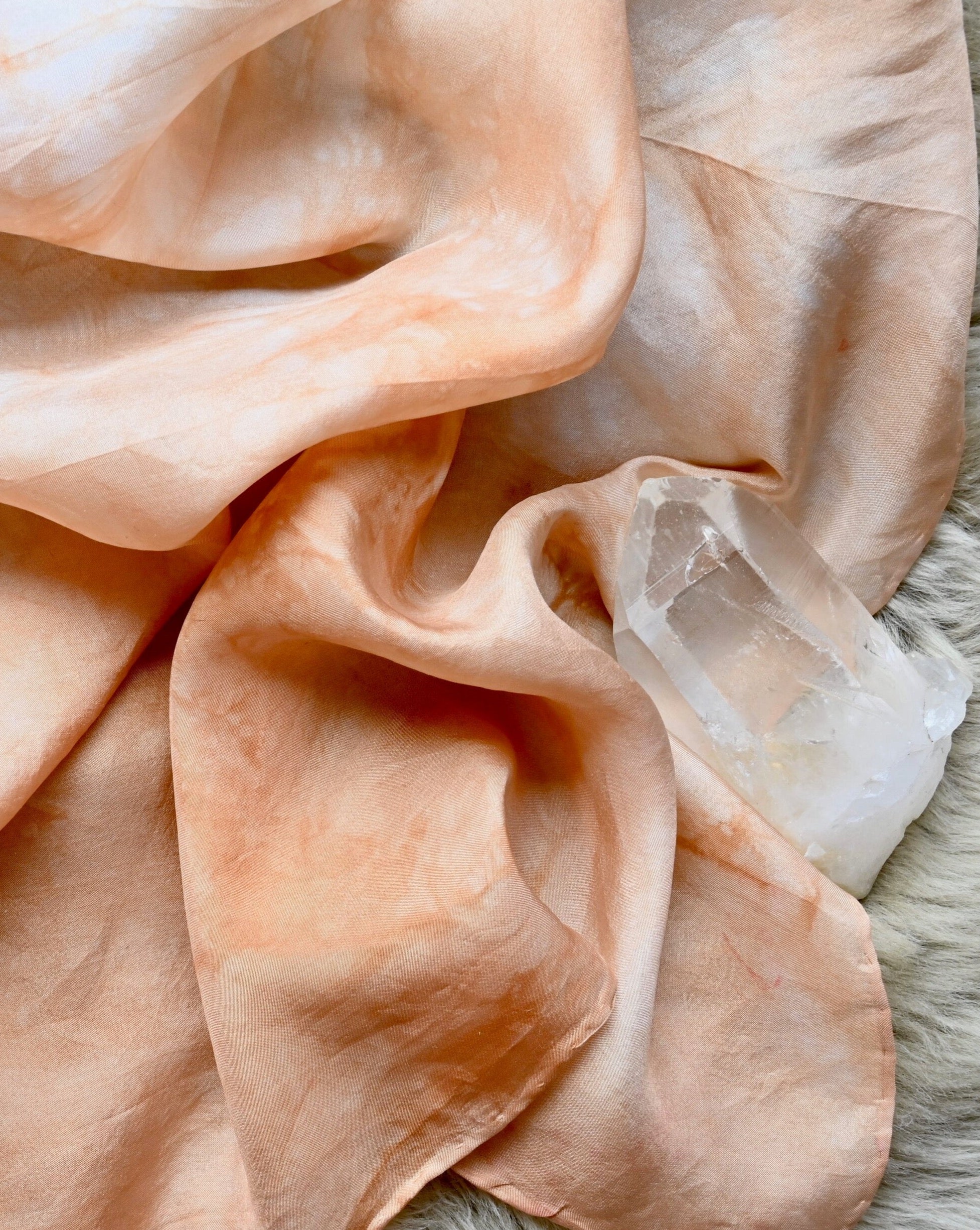 Rebecca Plant Dyed Silk Bandana - Sculptress