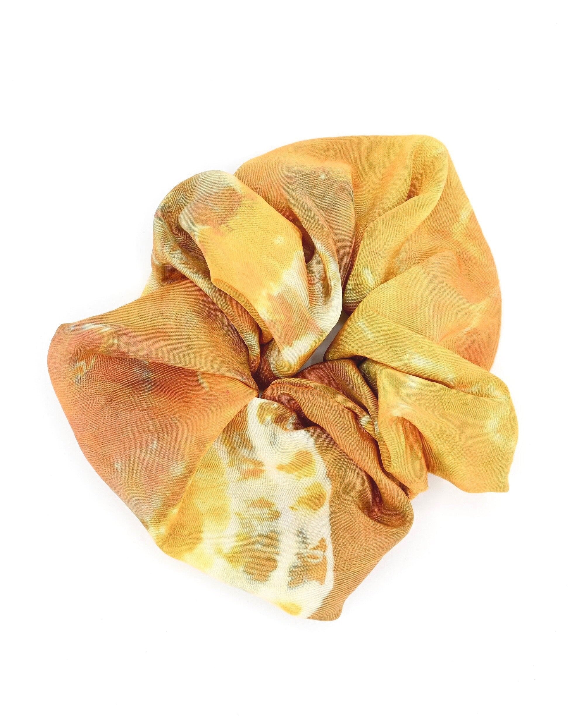 Plant Dyed Silk Scrunchies - Sculptress