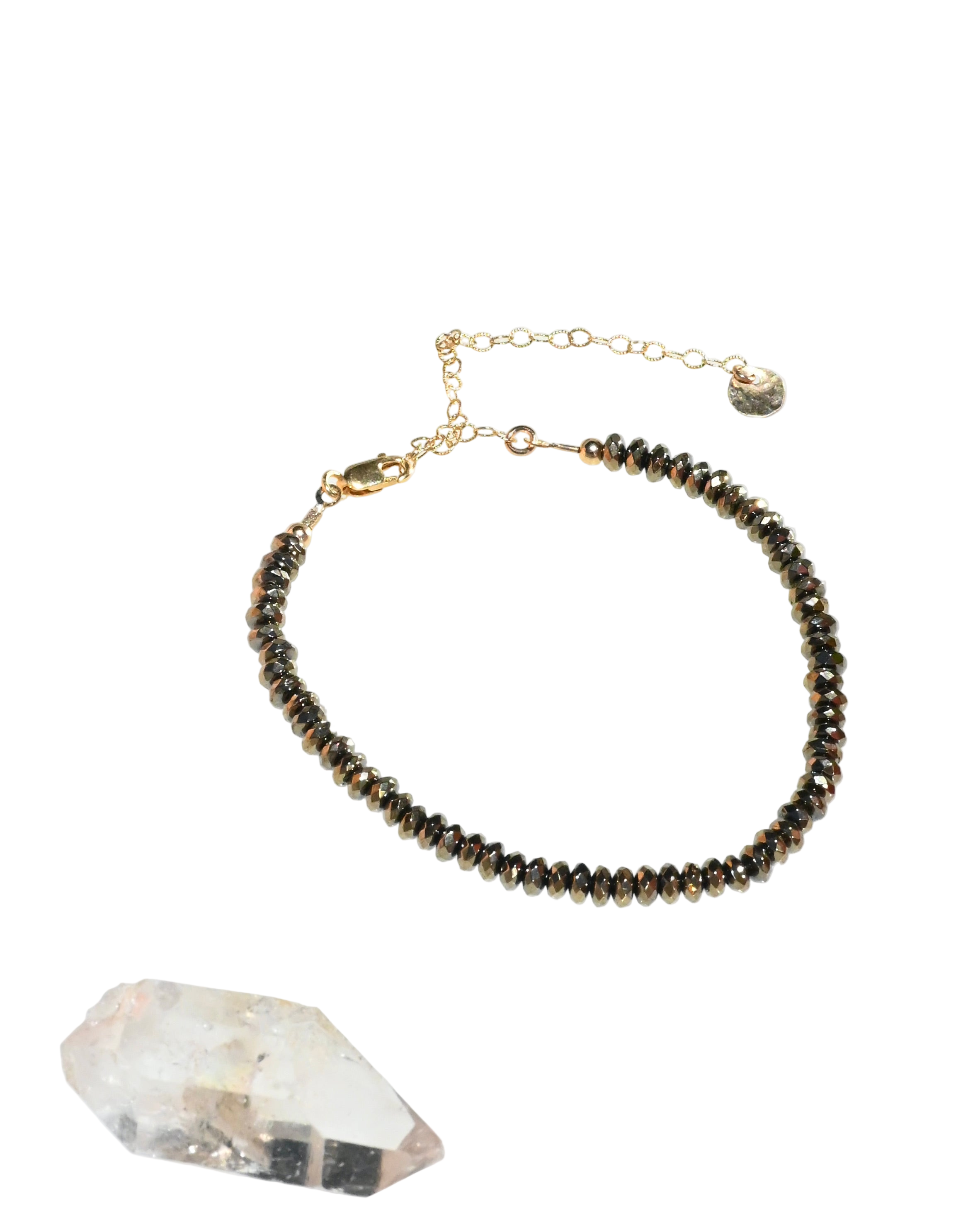 Peia Pyrite Gemstone Anklet