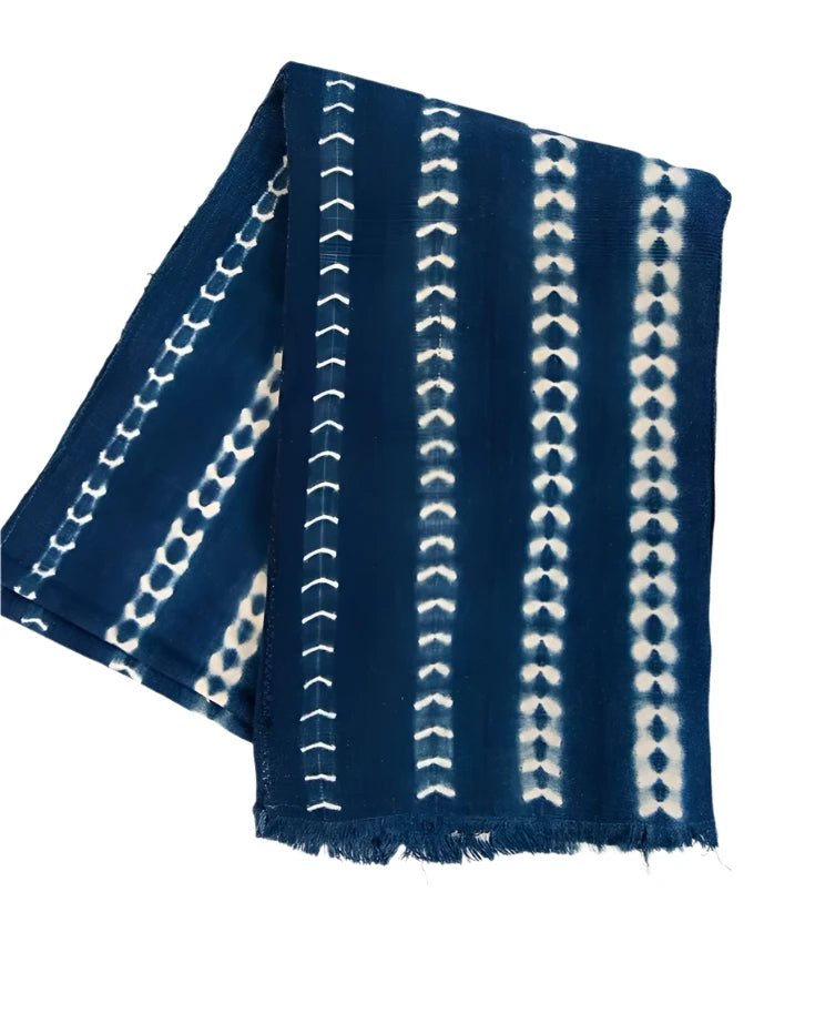Indigo Mudcloth Textile