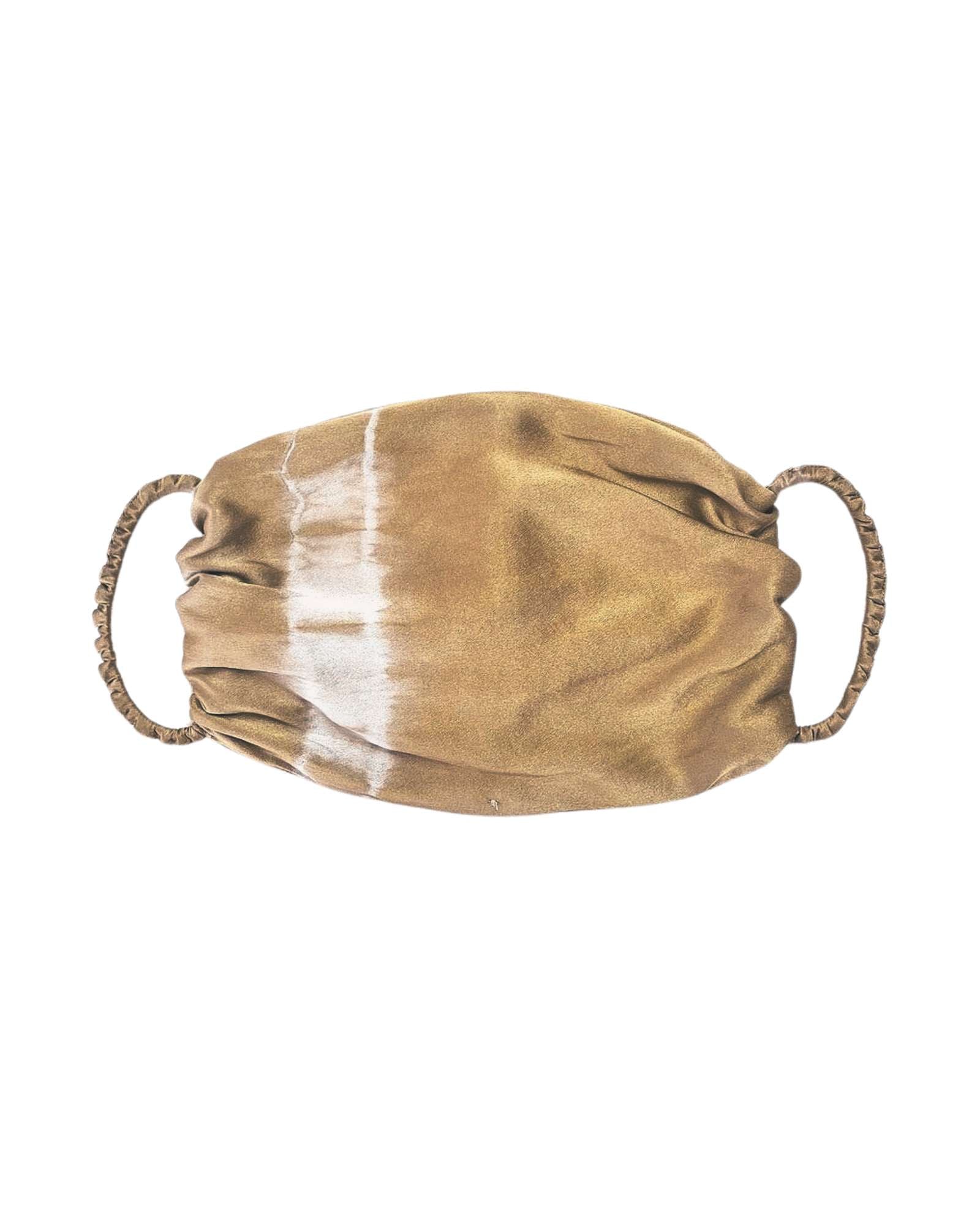 Gold Silk Charmeuse Face Mask - Sculptress