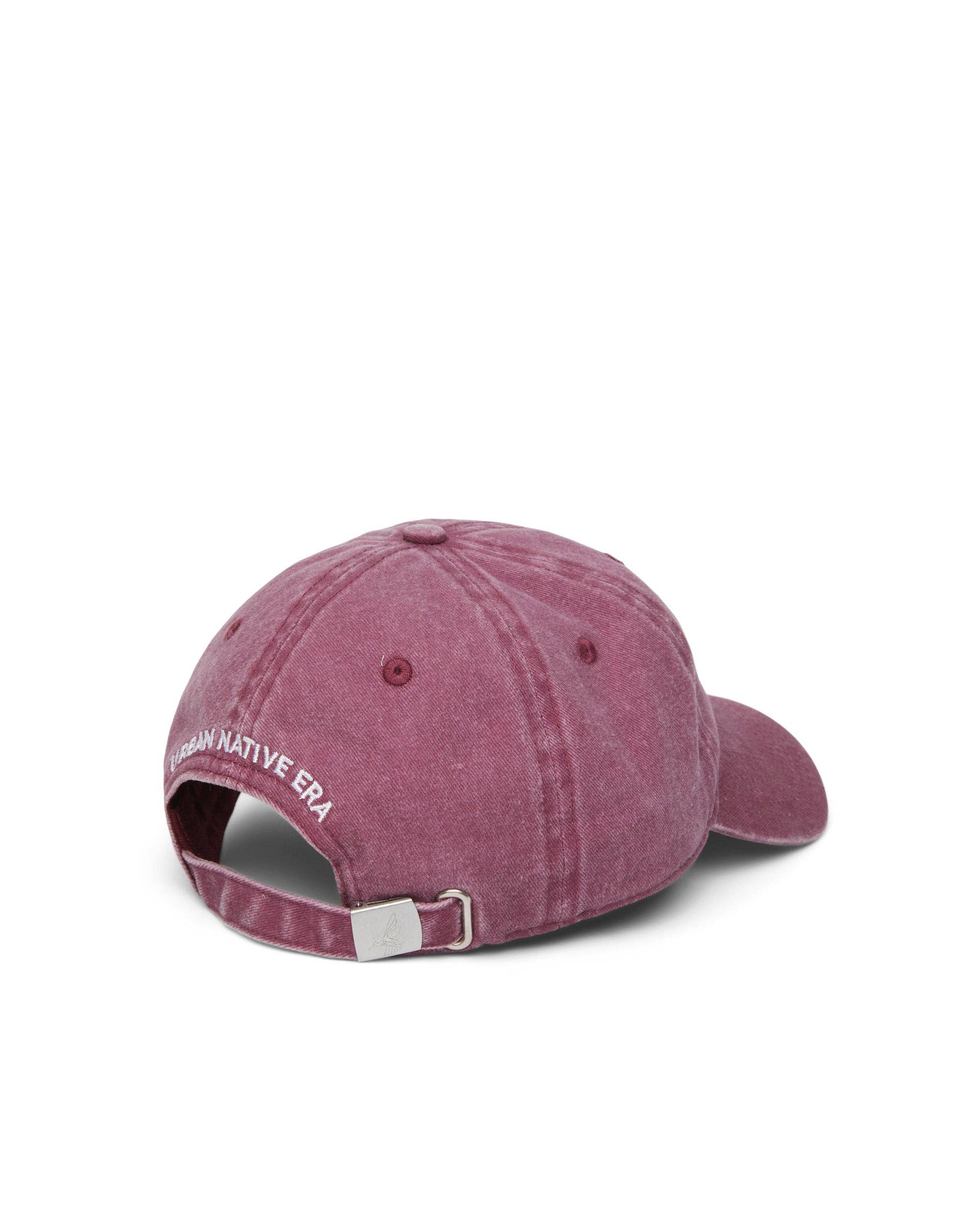 You Are On Native Land Dad Cap - Maroon - Sculptress