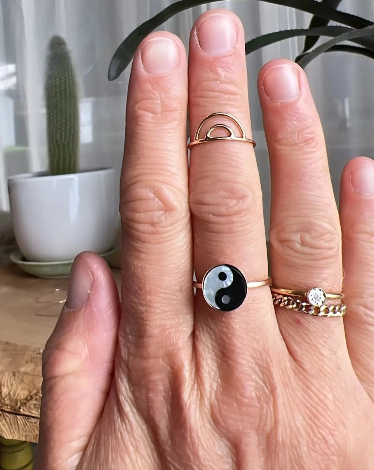 Yin Yang Ring 7
