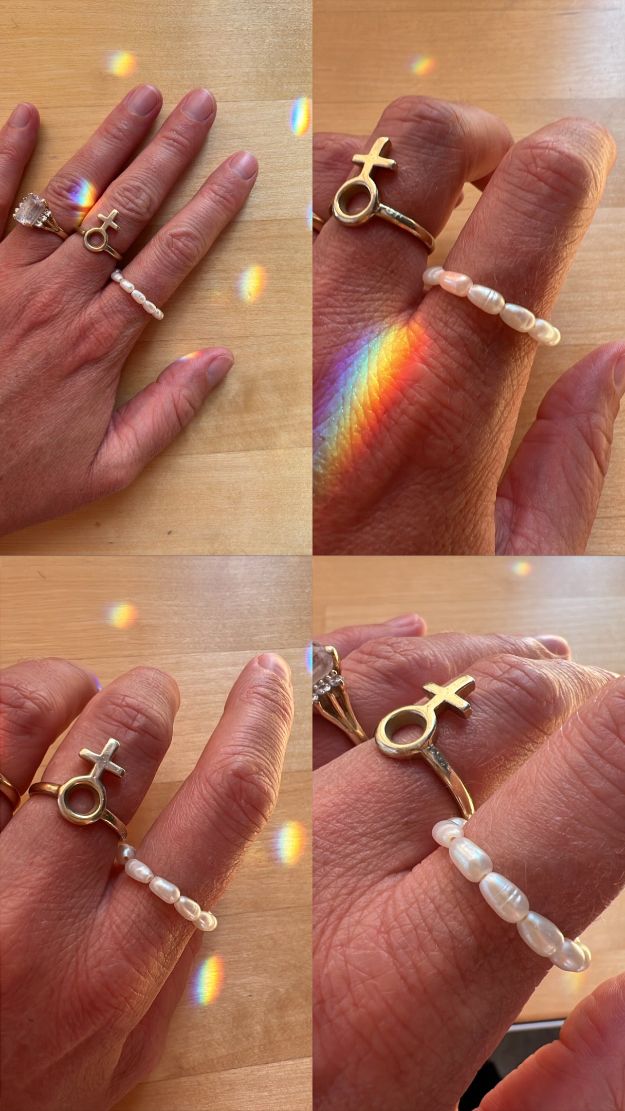 Mermaid Pearl Ring - Sculptress