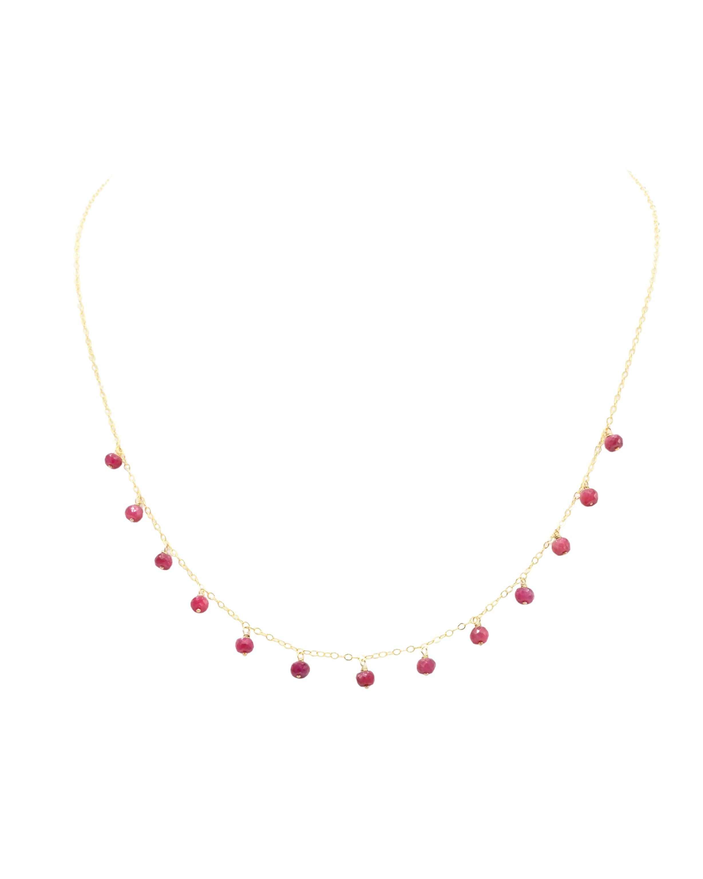 Royal Ruby Necklace - Sculptress