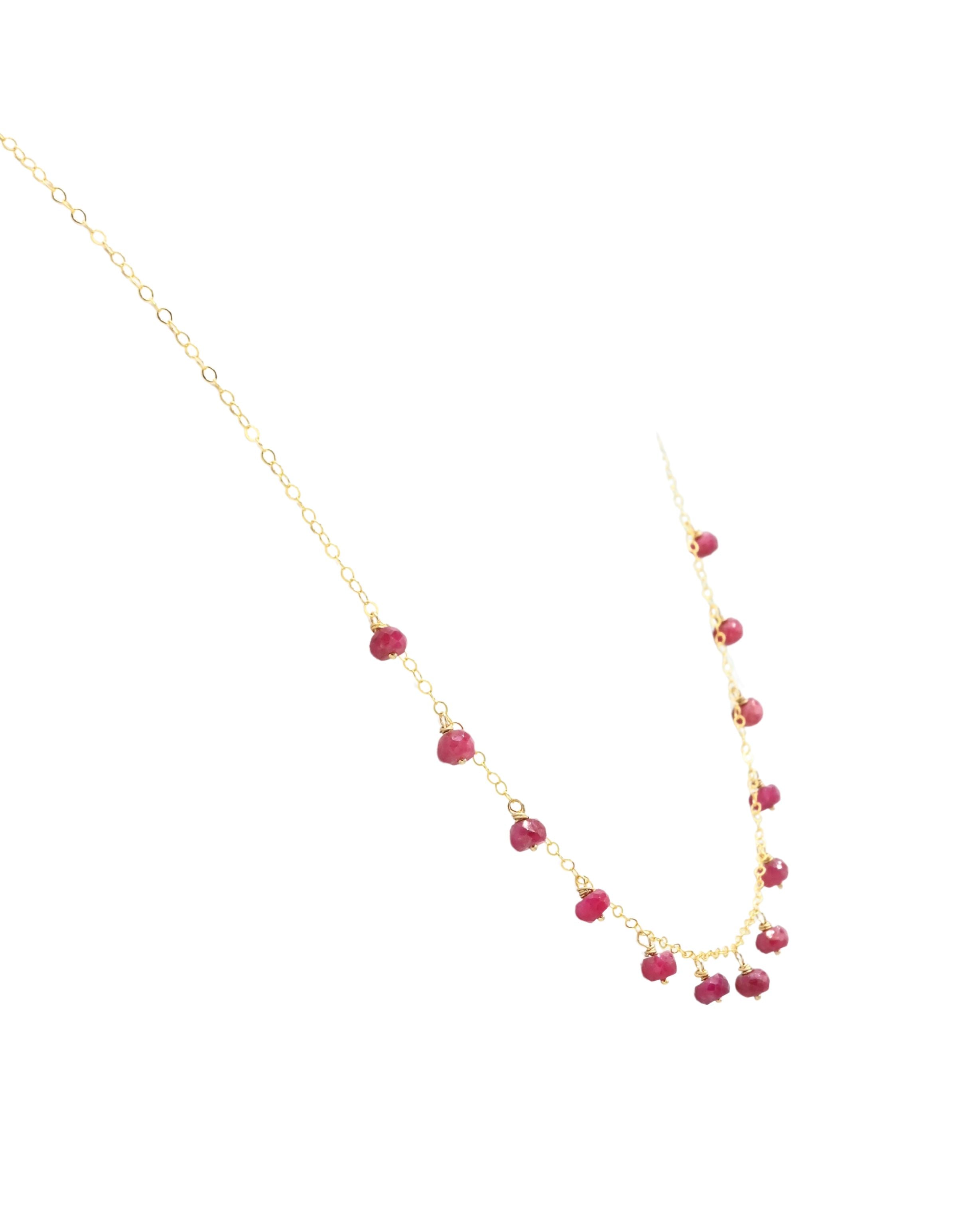 Royal Ruby Necklace - Sculptress