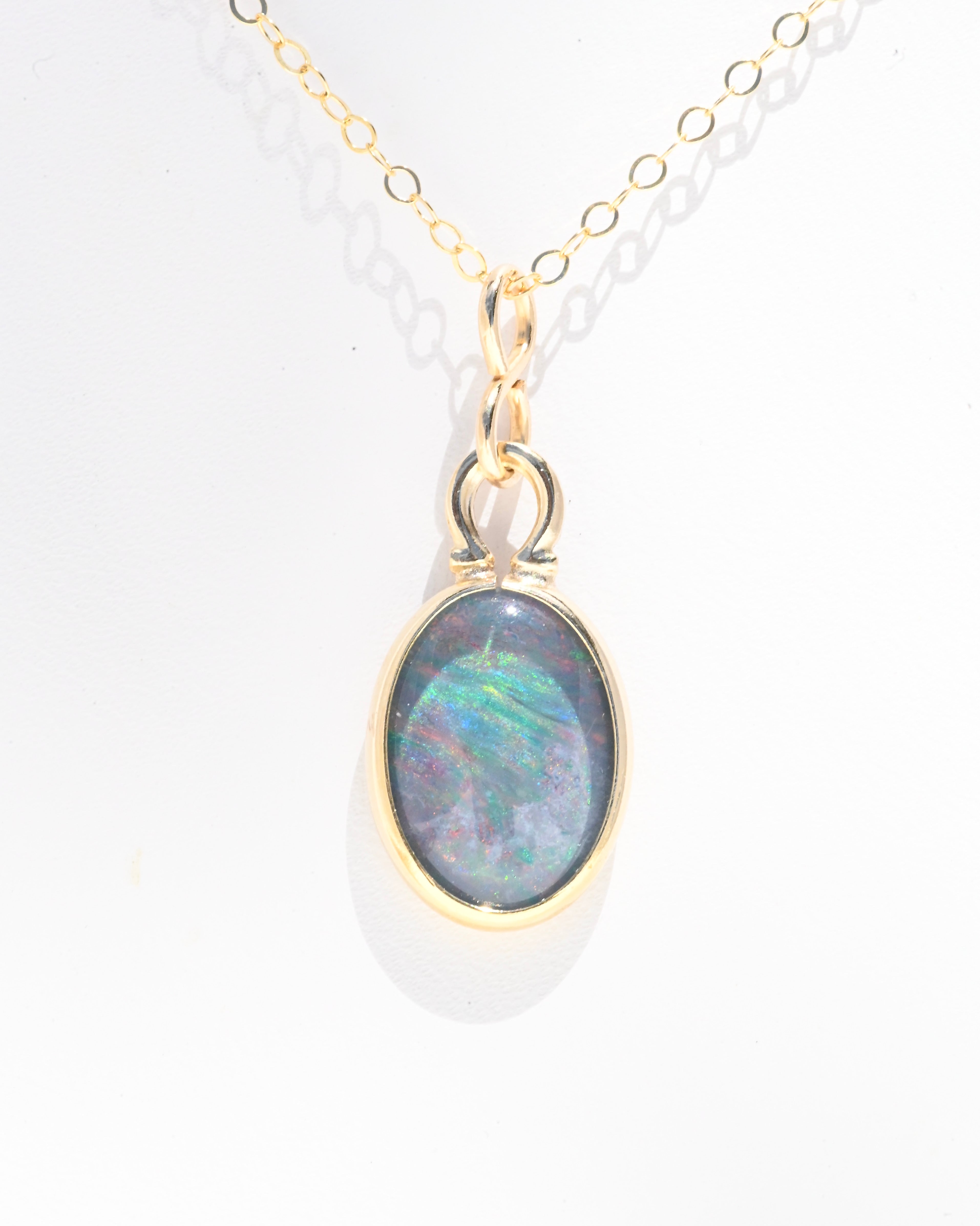 Iris Opal Necklace - Sculptress