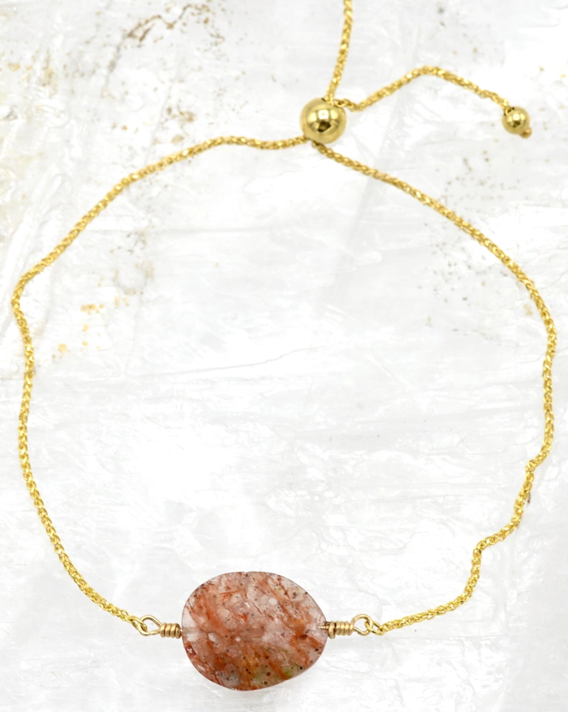 Diva Sunstone Bracelet - Sculptress