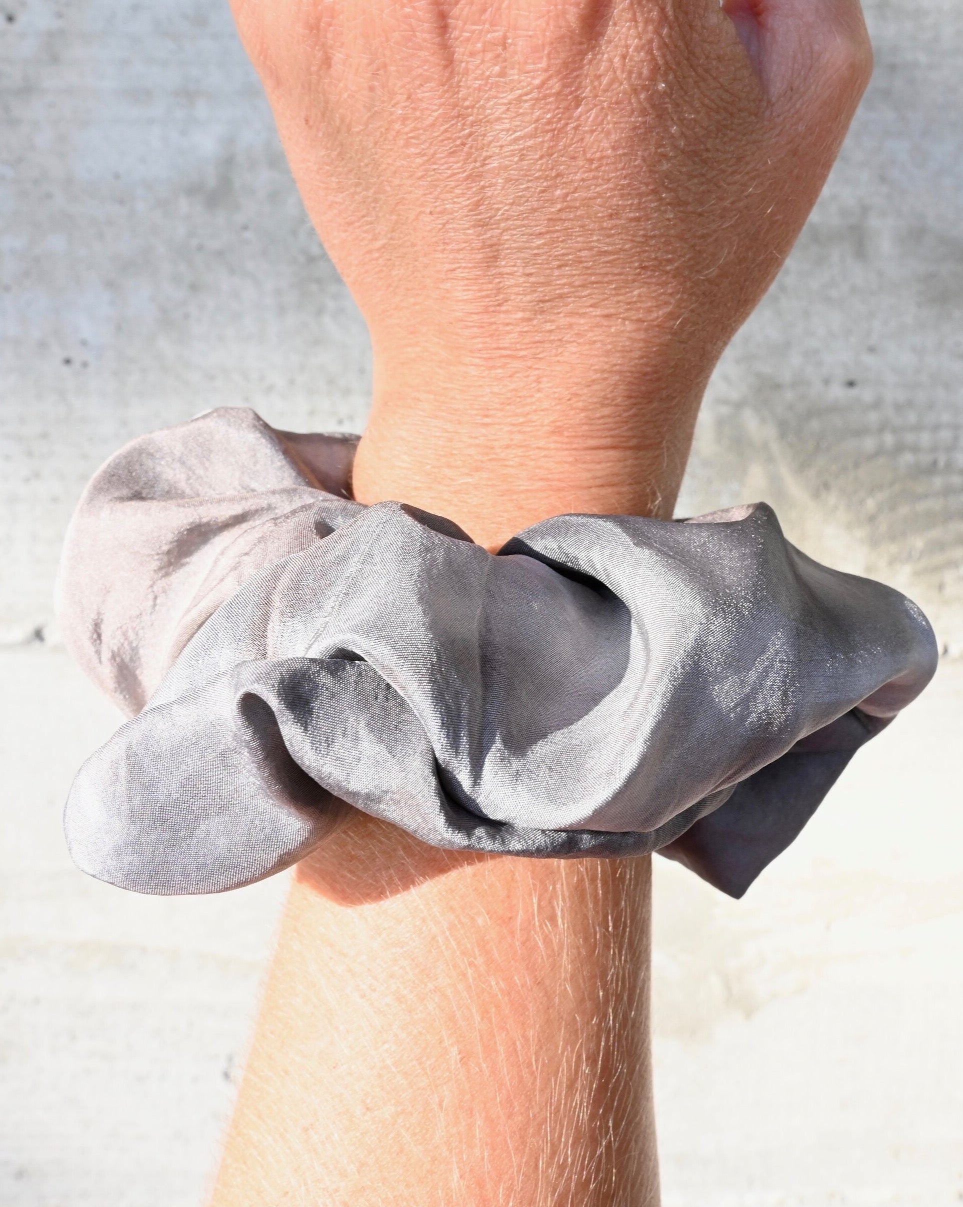 Plant Dyed Silk Scrunchies - Sculptress