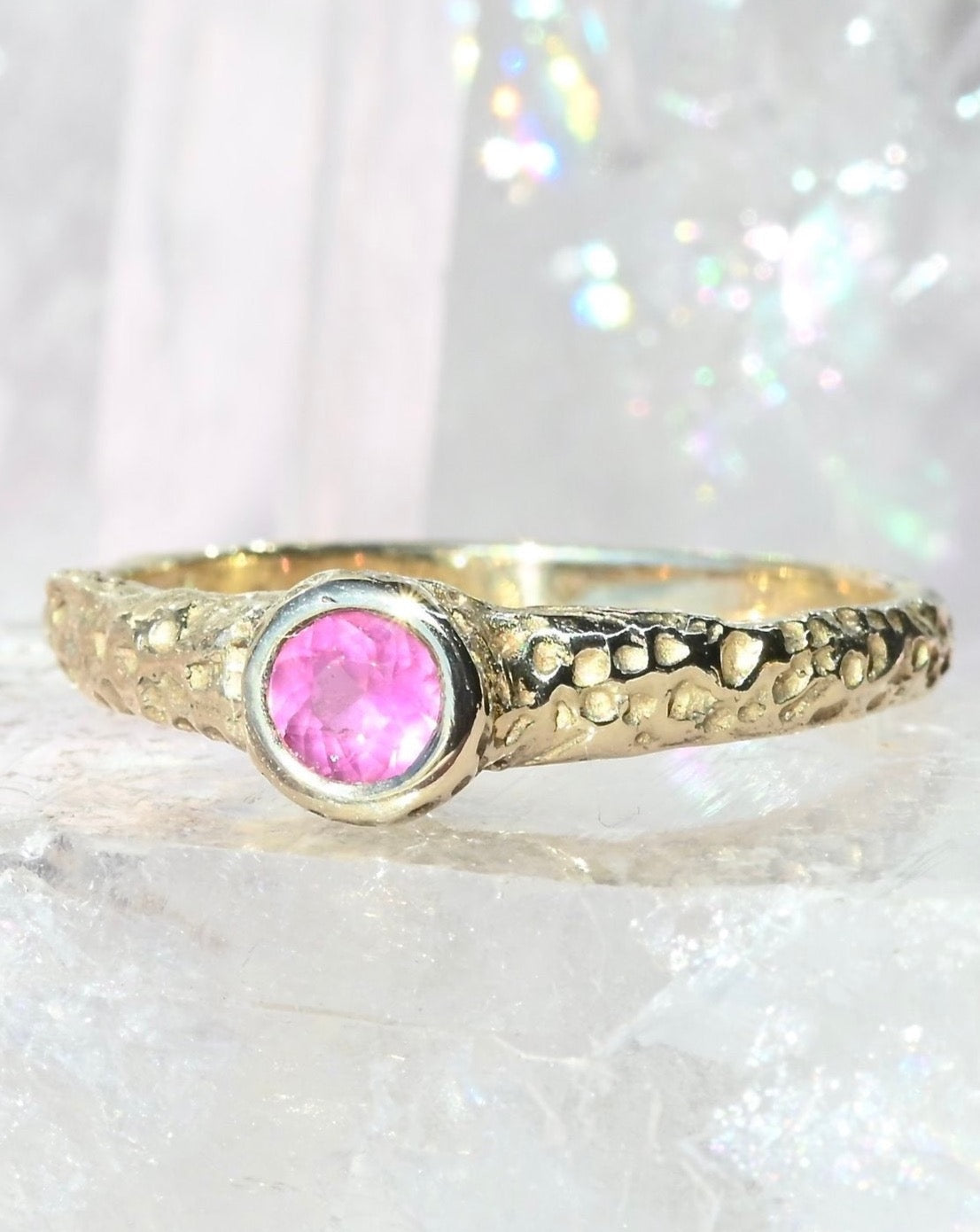 Danu Pink Tourmaline Ring - Sculptress